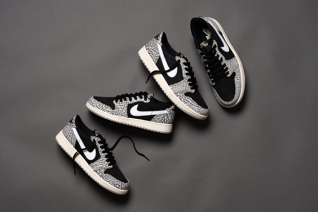 Air Jordan 1 Low Retro OG 'Black Cement' 24/6/23 – Capsule