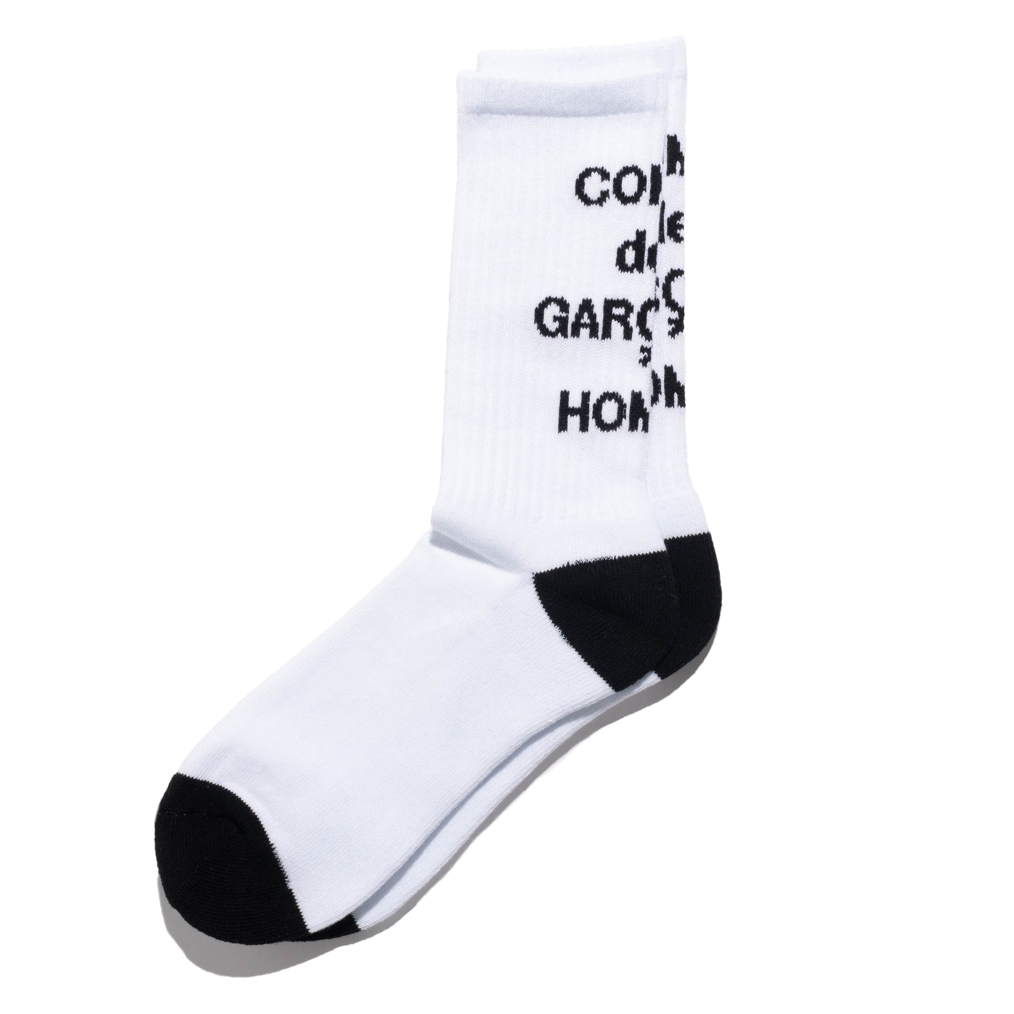 CdGH Logo Socks White HN-K501-051-2