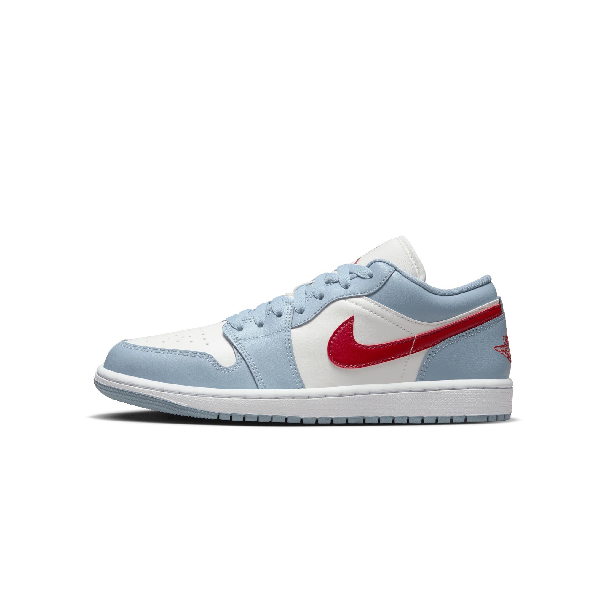 Women Air Jordan 1 Low Sail Dune Red-Blue Grey DC0774-164 – Capsule