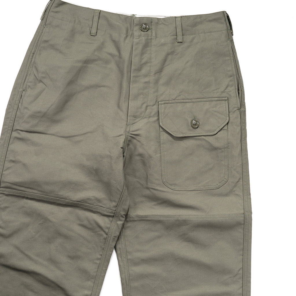 Deck Pant 22F1F027 Olive Cotton Double Cloth