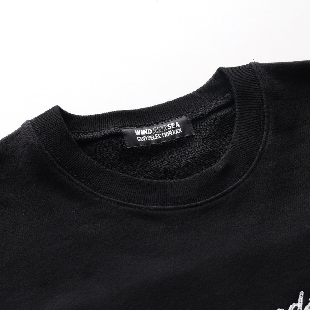 x God Selection Crewneck WDS-C-GOD-23-Q3-11 Black