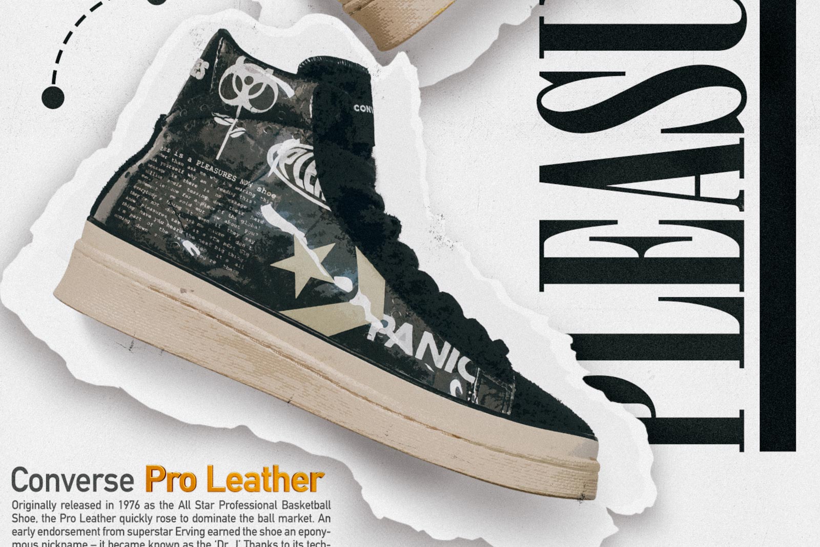 PLEASURES x Converse Pro Leather 11/21/19