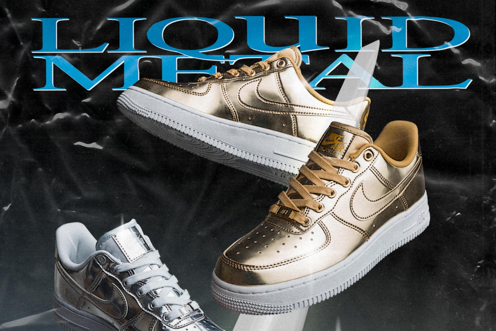 Women's Nike Air Force 1 SP "Liquid Metal" Collection 12/13/19