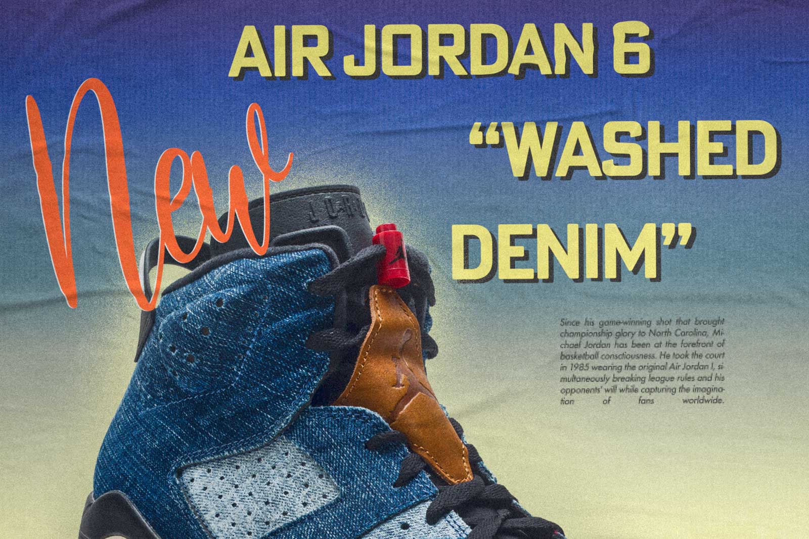 Air Jordan 6 Retro "Washed Denim" 12/26/19