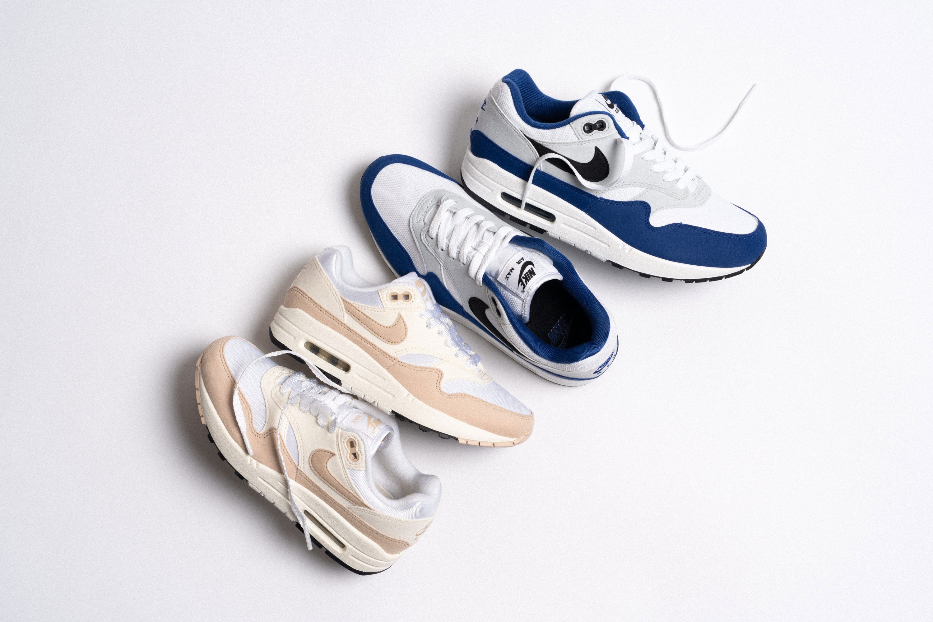 Nike Air Max 1 'Deep Royal Blue' & 'Pale Ivory' 10/8/23