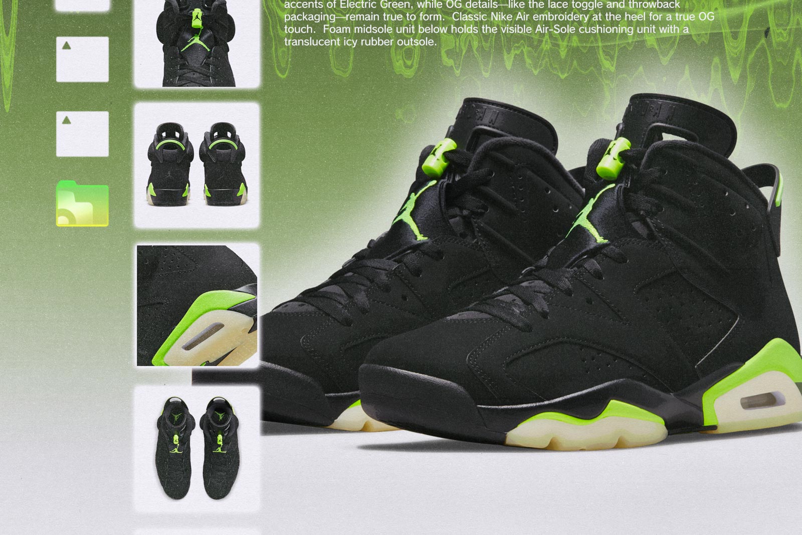 Men's Air Jordan 6 Retro "Electric Green" 9/7/21