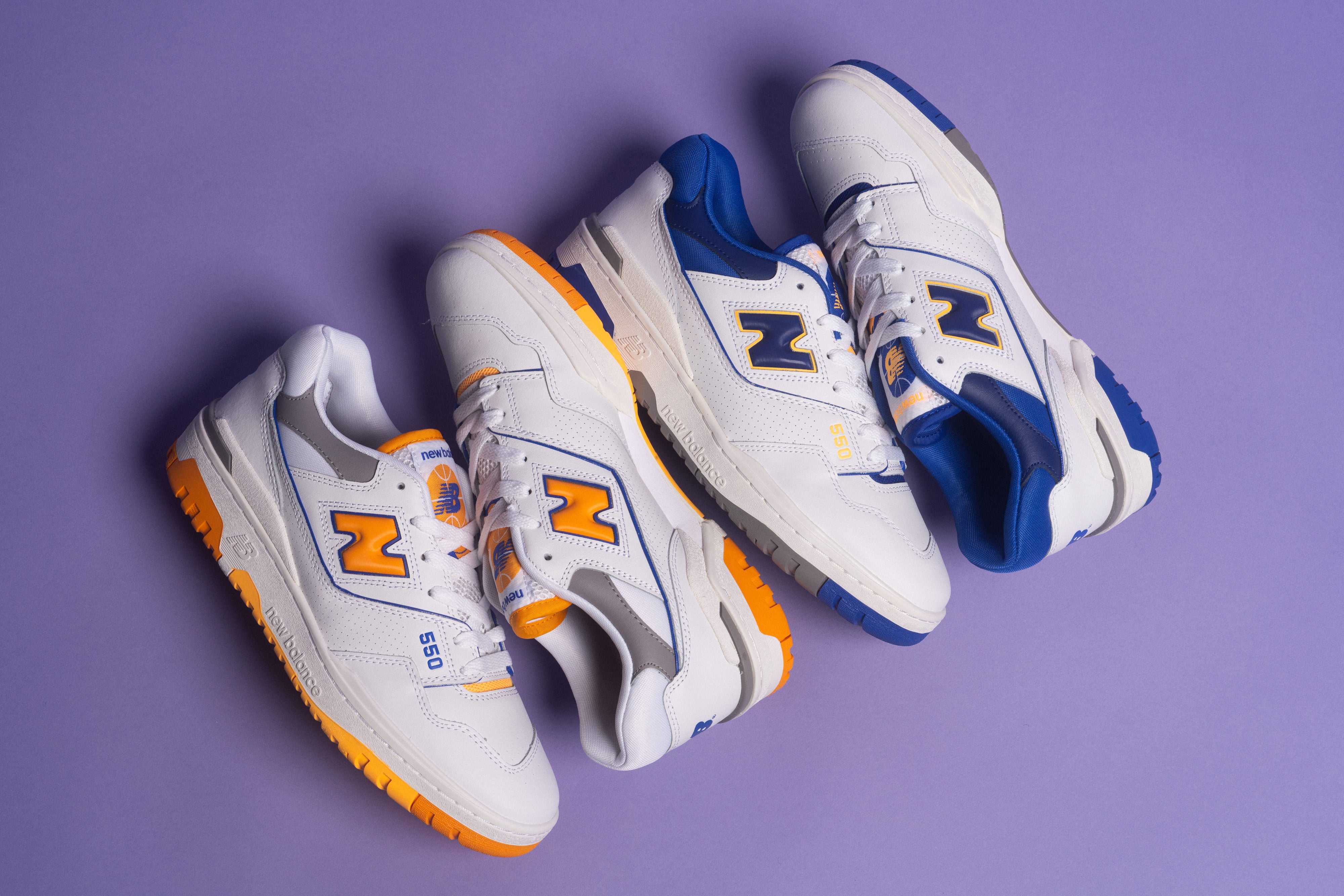 New Balance 550 Lakers Pack Blue deals Size 11 / Brand New