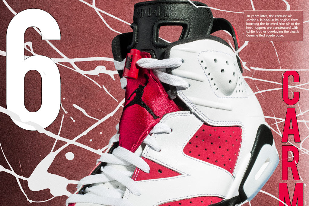 Air Jordan 6 Retro "Carmine" Raffle 12/2/21