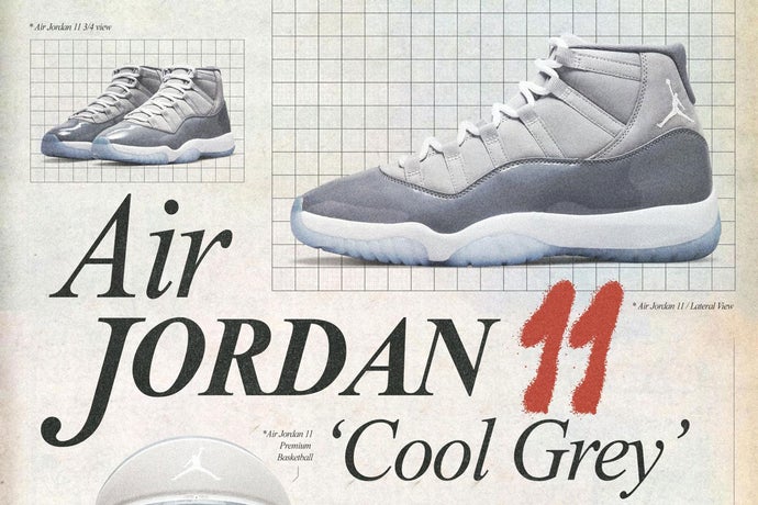 Air Jordan 11 Retro "Cool Grey" 4/1/22