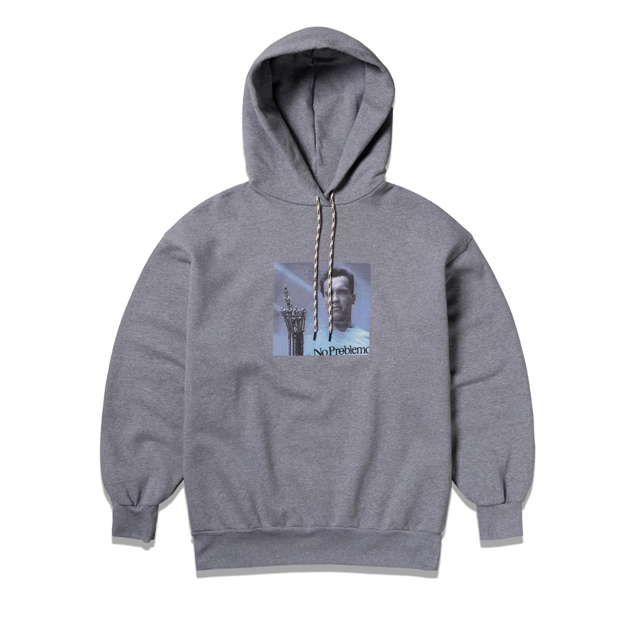 I'll Be Back Hoodie Grey Mint NP20015