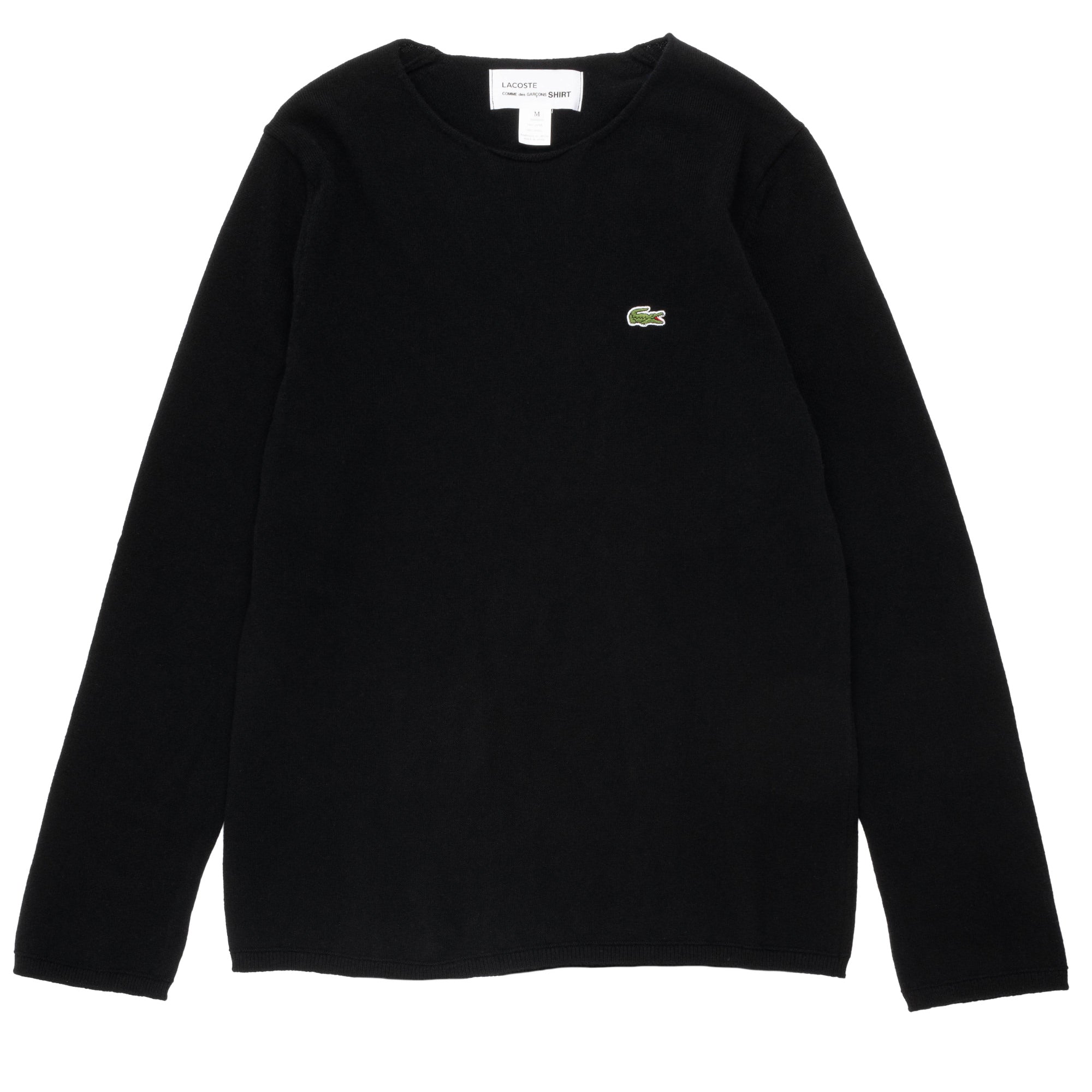 CDG SHIRT lacoste Elite Wool Sweater FL-N004-W23 Black