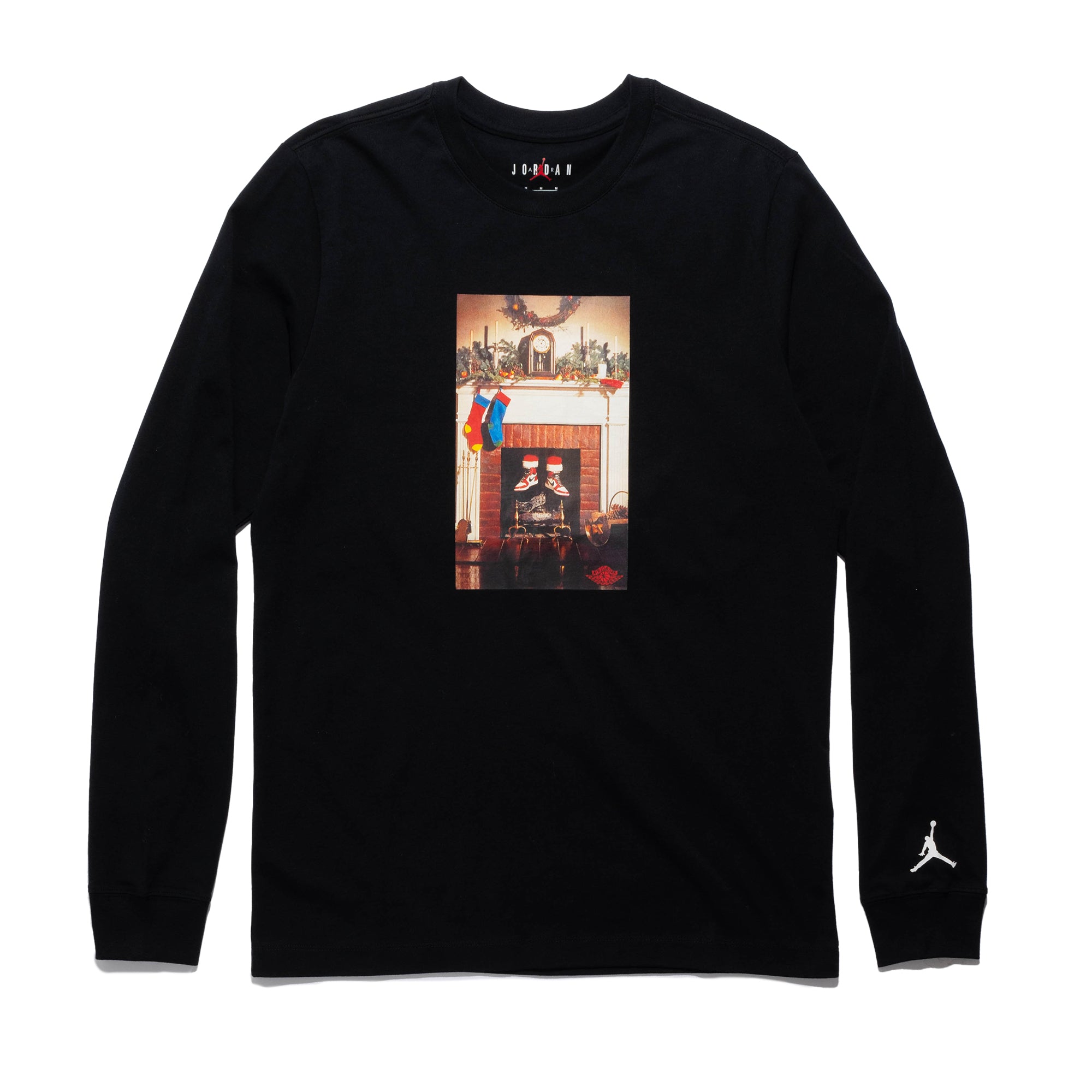 Jordan Jumpman Chimney L/S Tee Black/White CV1745-010