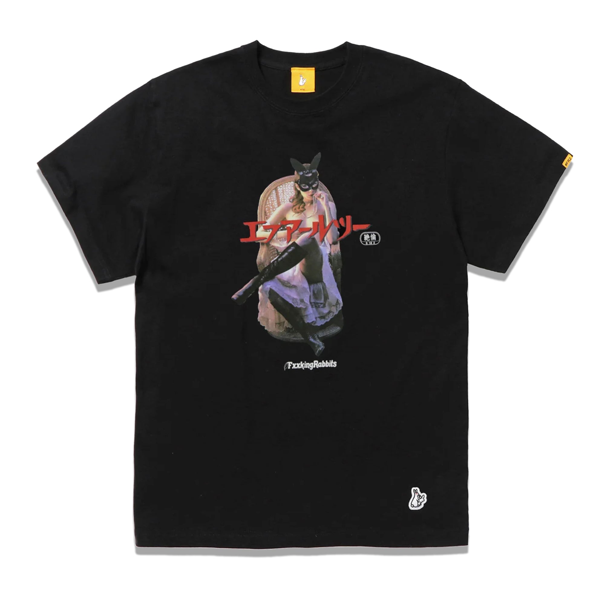 Bunny Girl Tee Black FRC3012