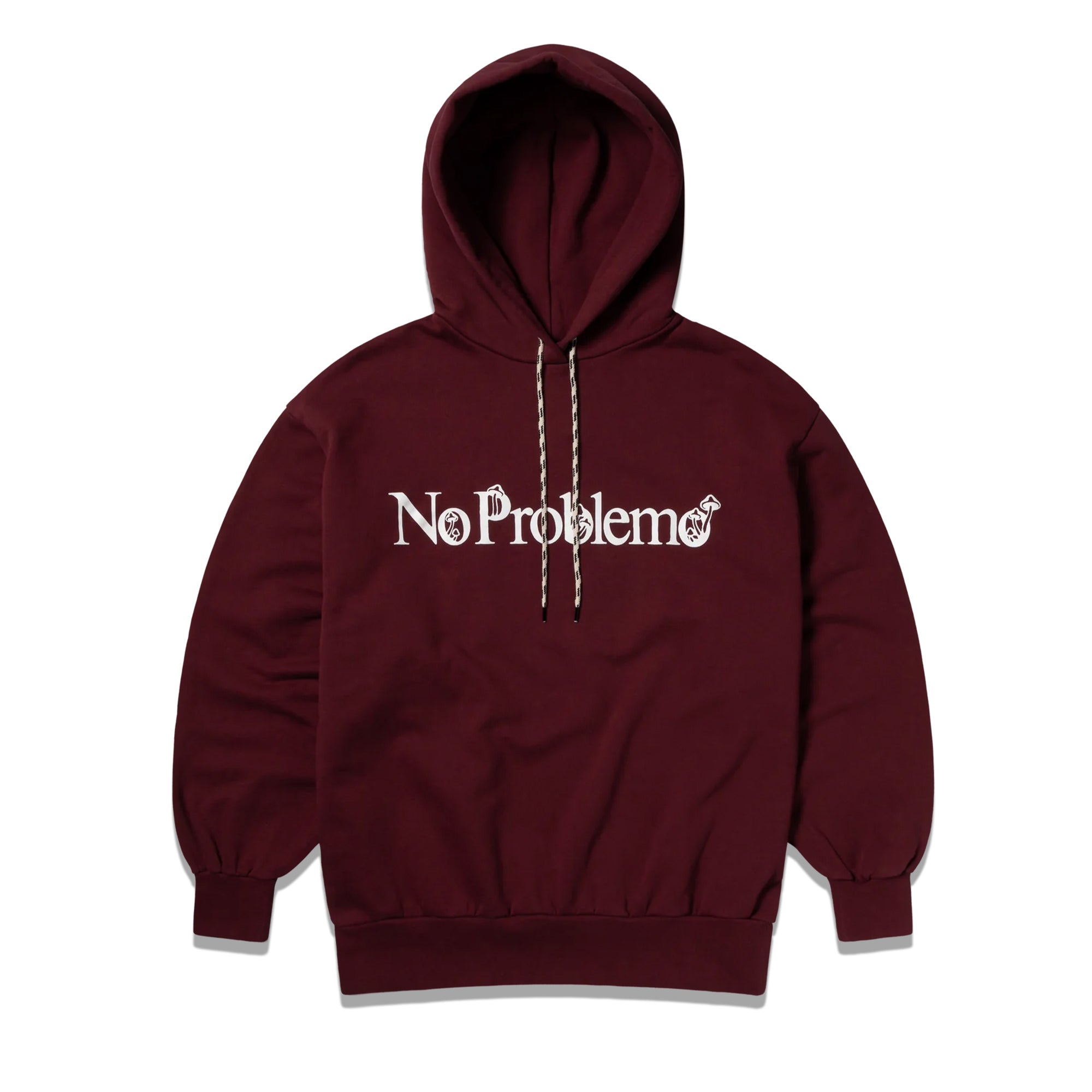 Funghi Problemo Hoodie Burgundy NP20014