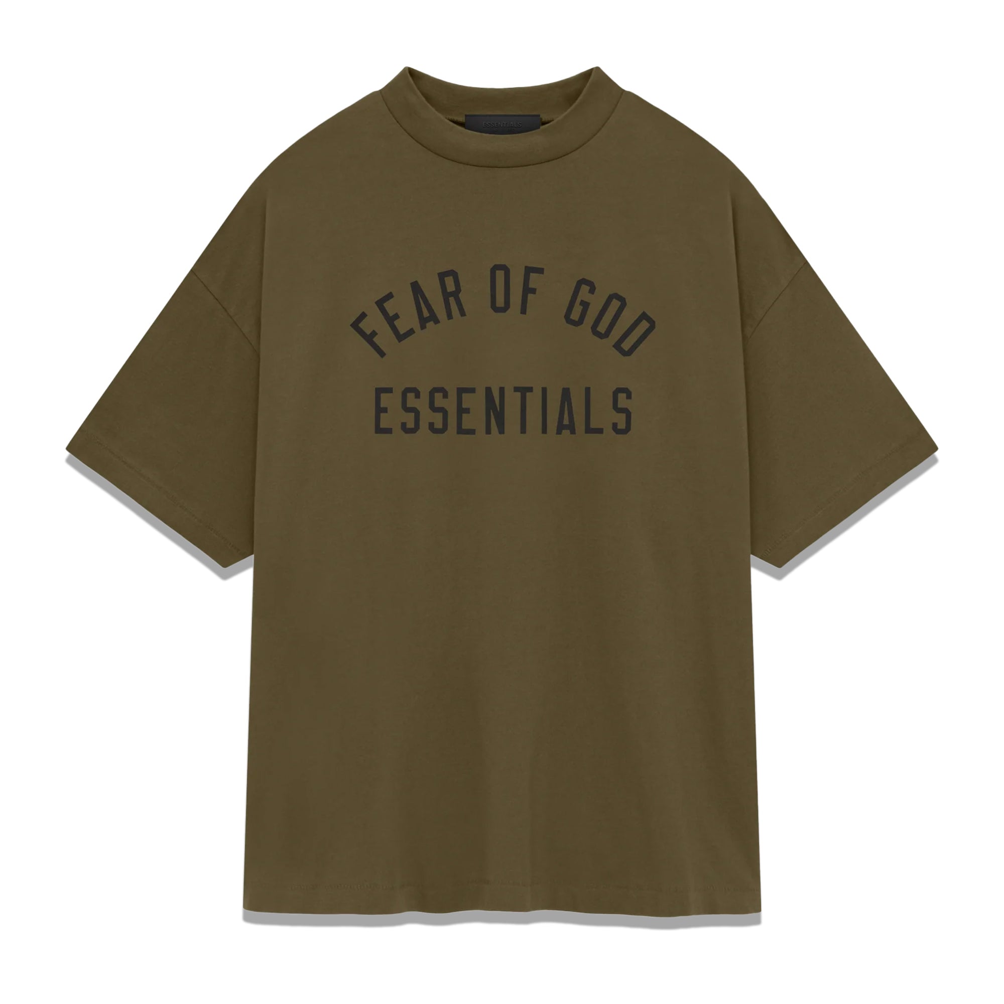 Jersey Crewneck Tee Olive 125BT244194F