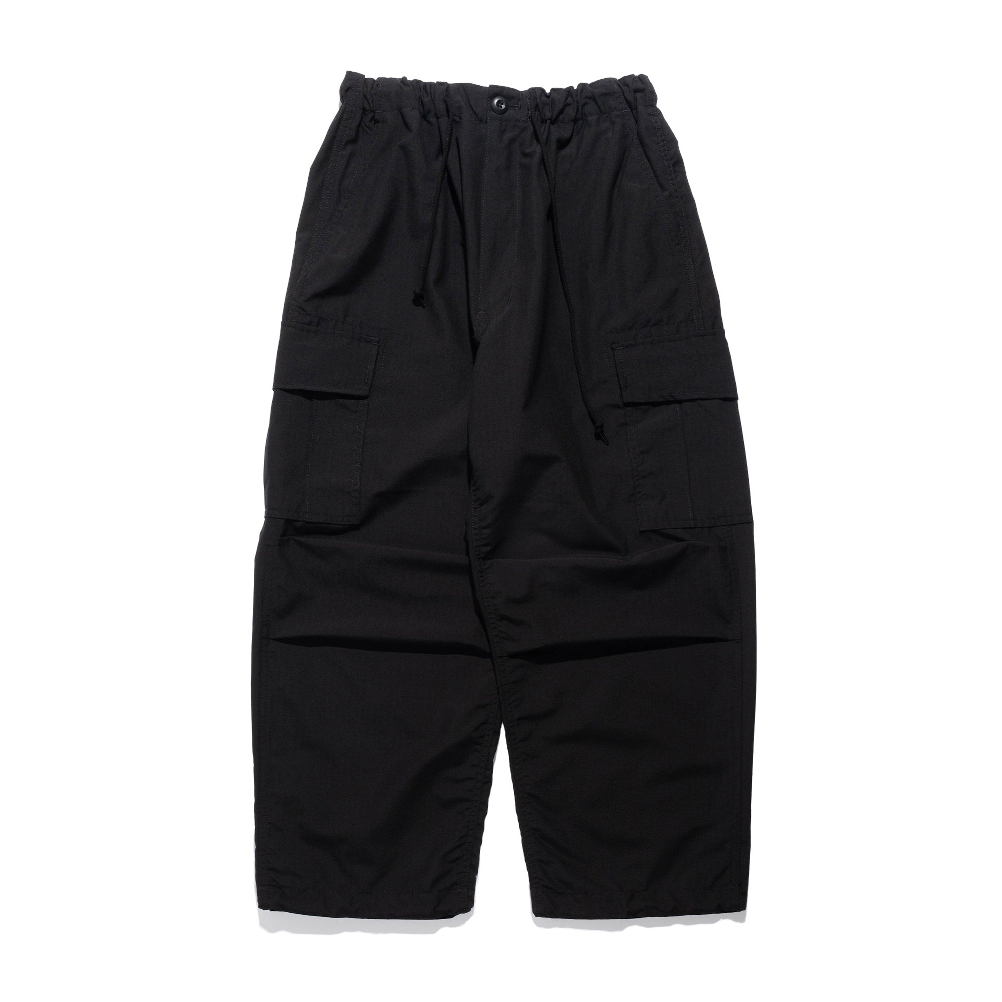 CdGH Wool Drawstring Cargo Pant Black HN-P015-051