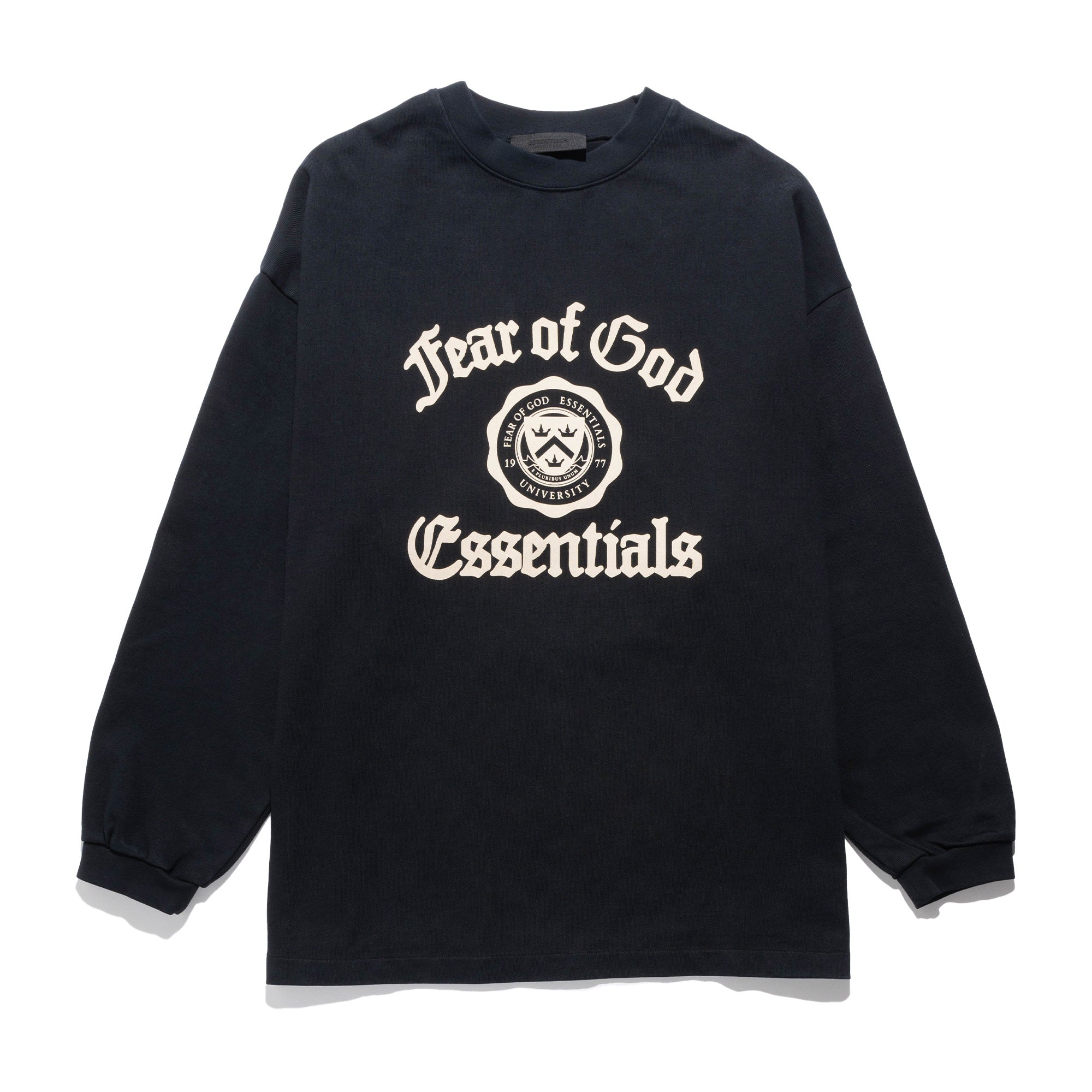 Collegiate Heavy Longsleeve Tee Black 125HO242010F