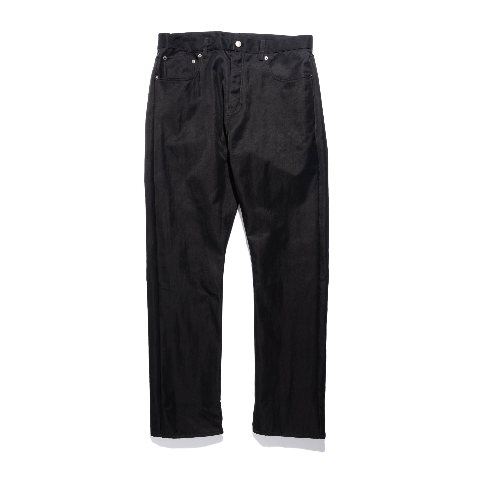 Textured Nylon 5 Pocket Pants Black 130BT244760F