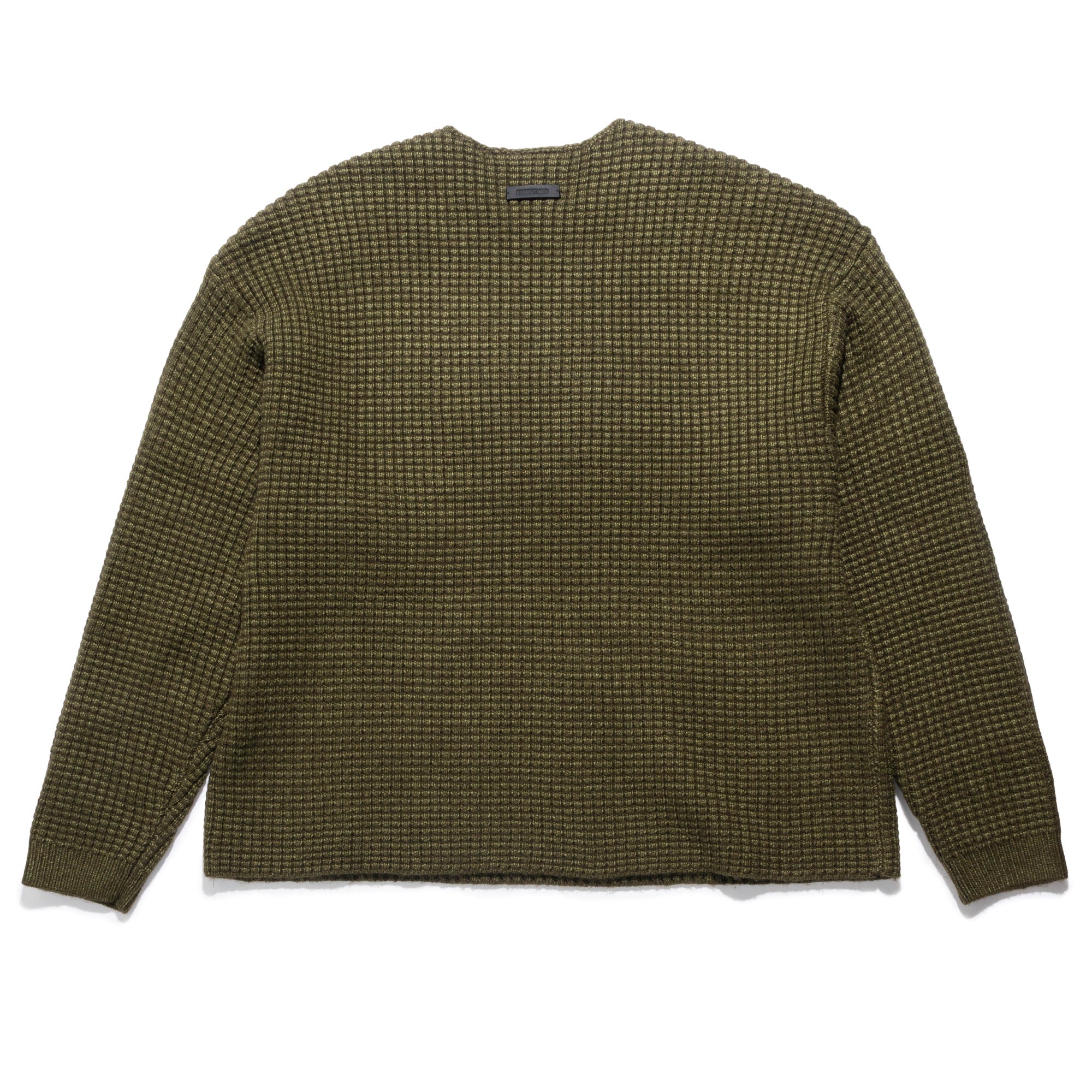 Heavy Waffle Crewneck Military 192BT246175F