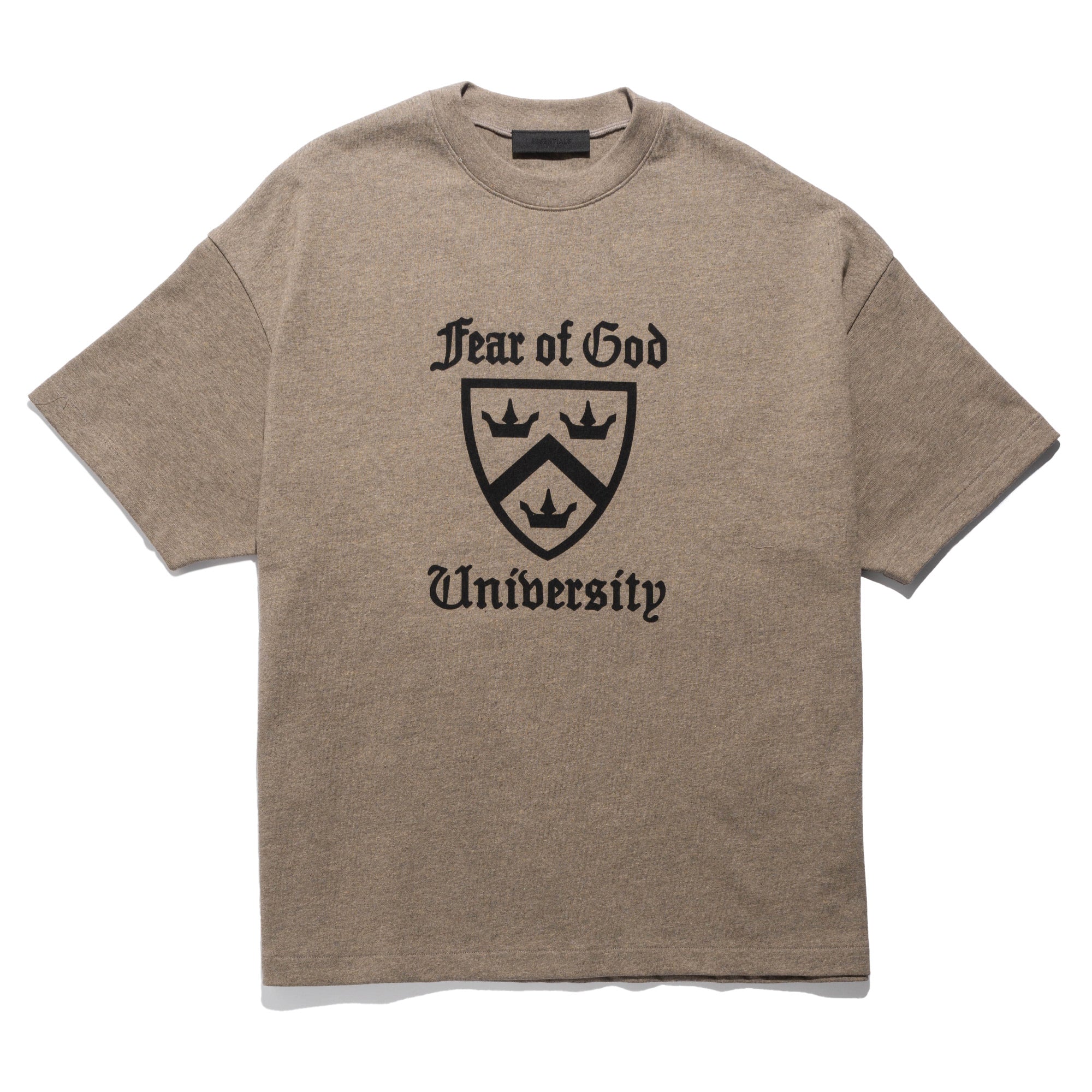 Collegiate Heavy Crewneck Tee Heather Grey 125HO242001F