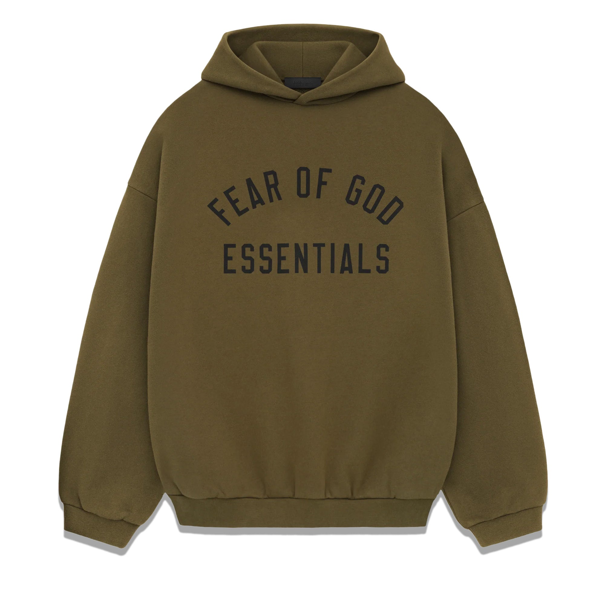 Fleece Hoodie Olive 192BT246254F