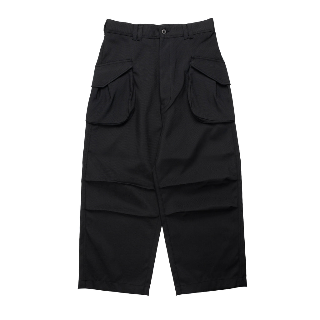 Stepney Workers Club Wide-Fit Cargo Trouser WL-P043-051-1 Black