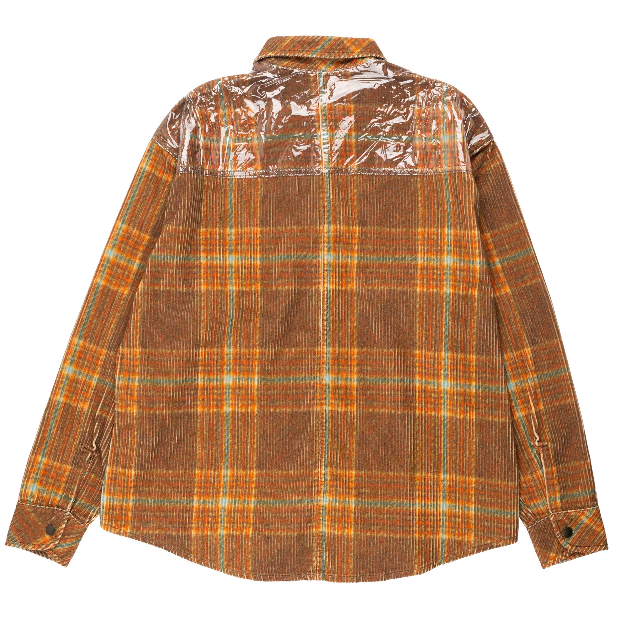 ERL Oversized Glittered Printed Cotton-Corduroy Overshirt for Men