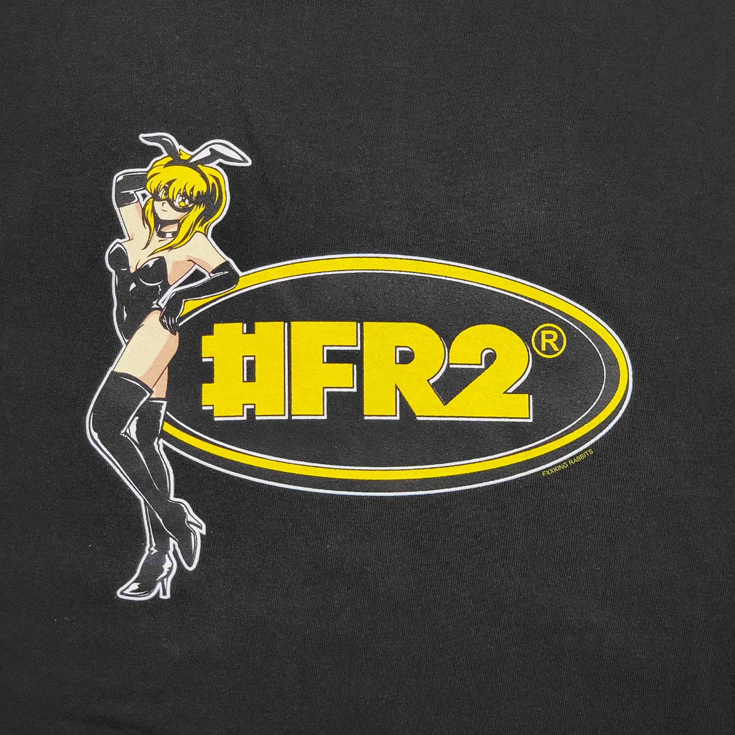 Bunny Girl Oval Logo Tee Black FRC3011