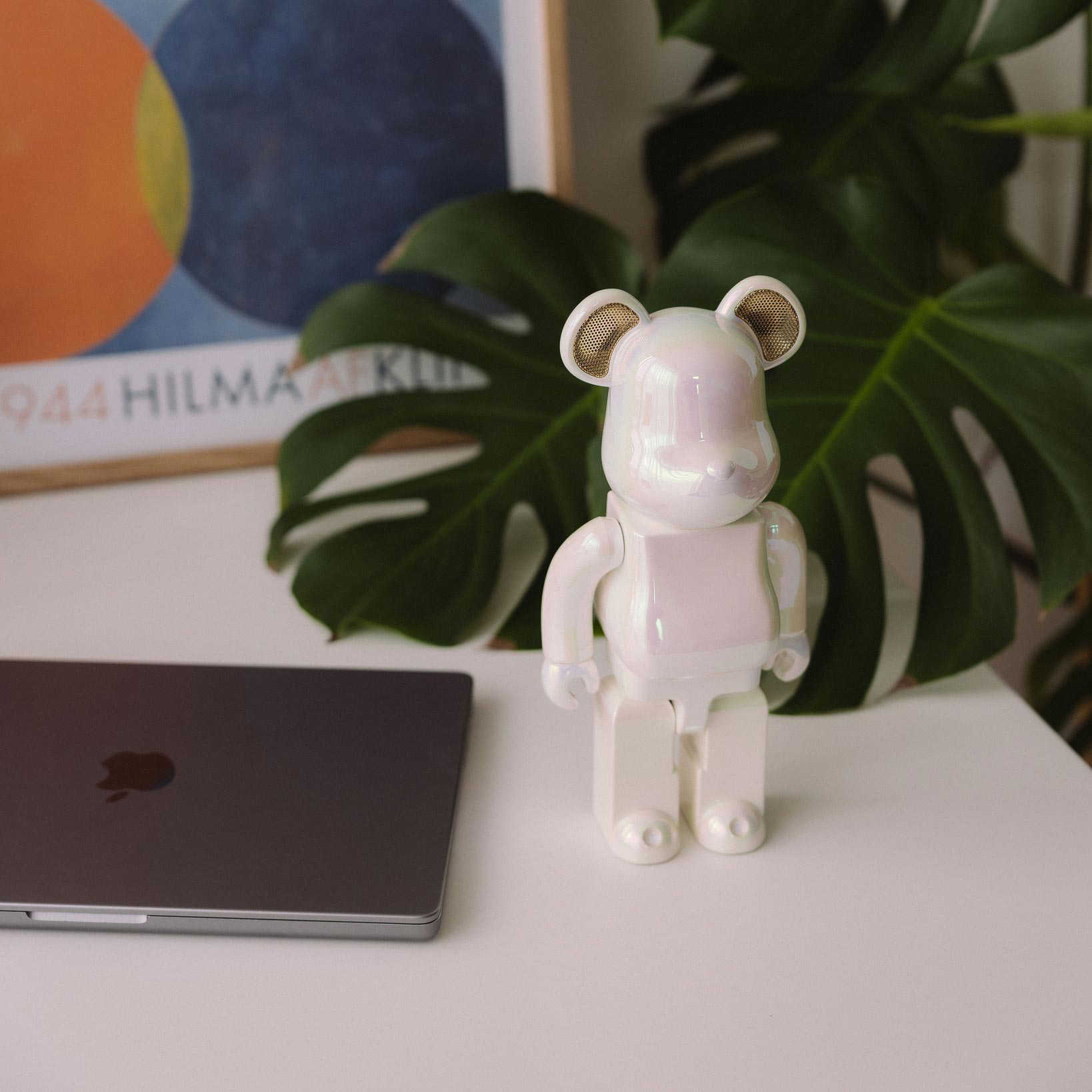 Be@rbrick AUDIO 400% Portable Speaker Pearl Mirage