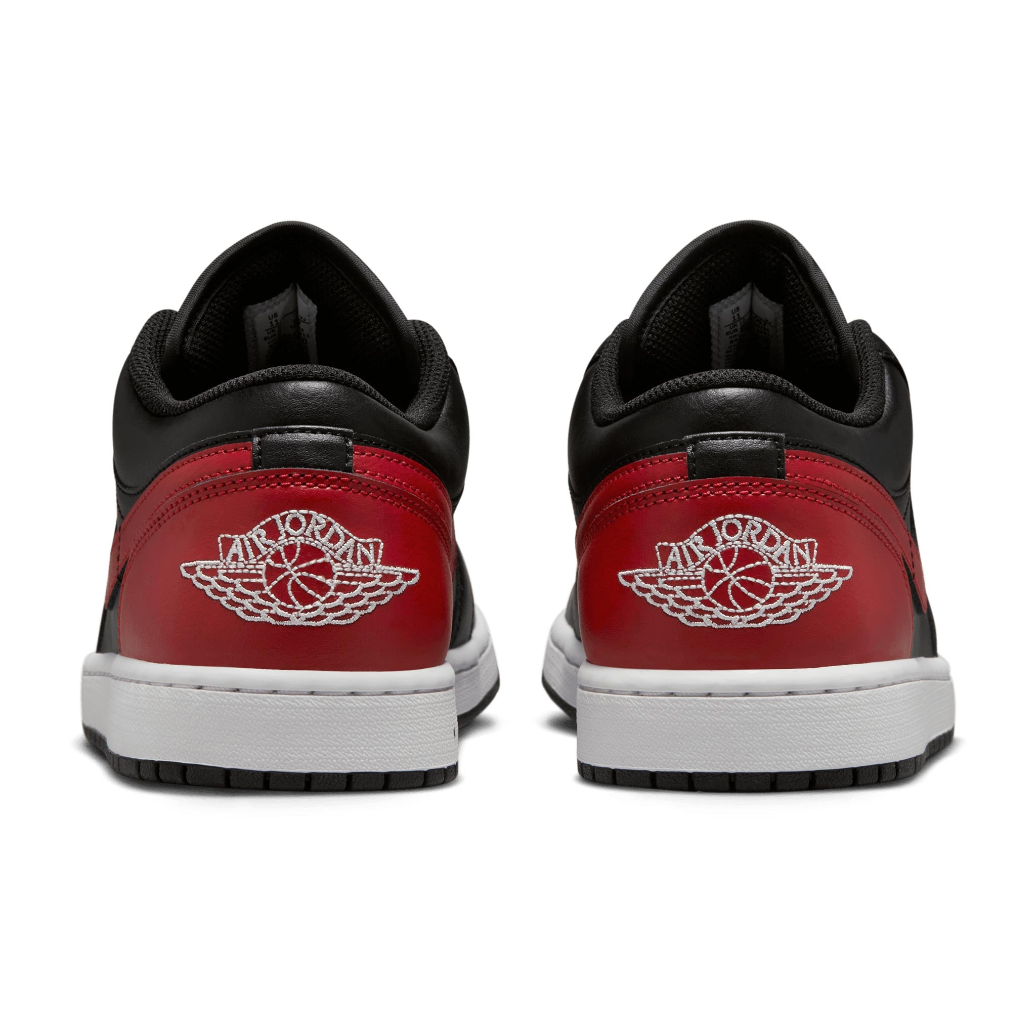 Air Jordan 1 Low Black/Varcsity Red-Summit White 553558-067