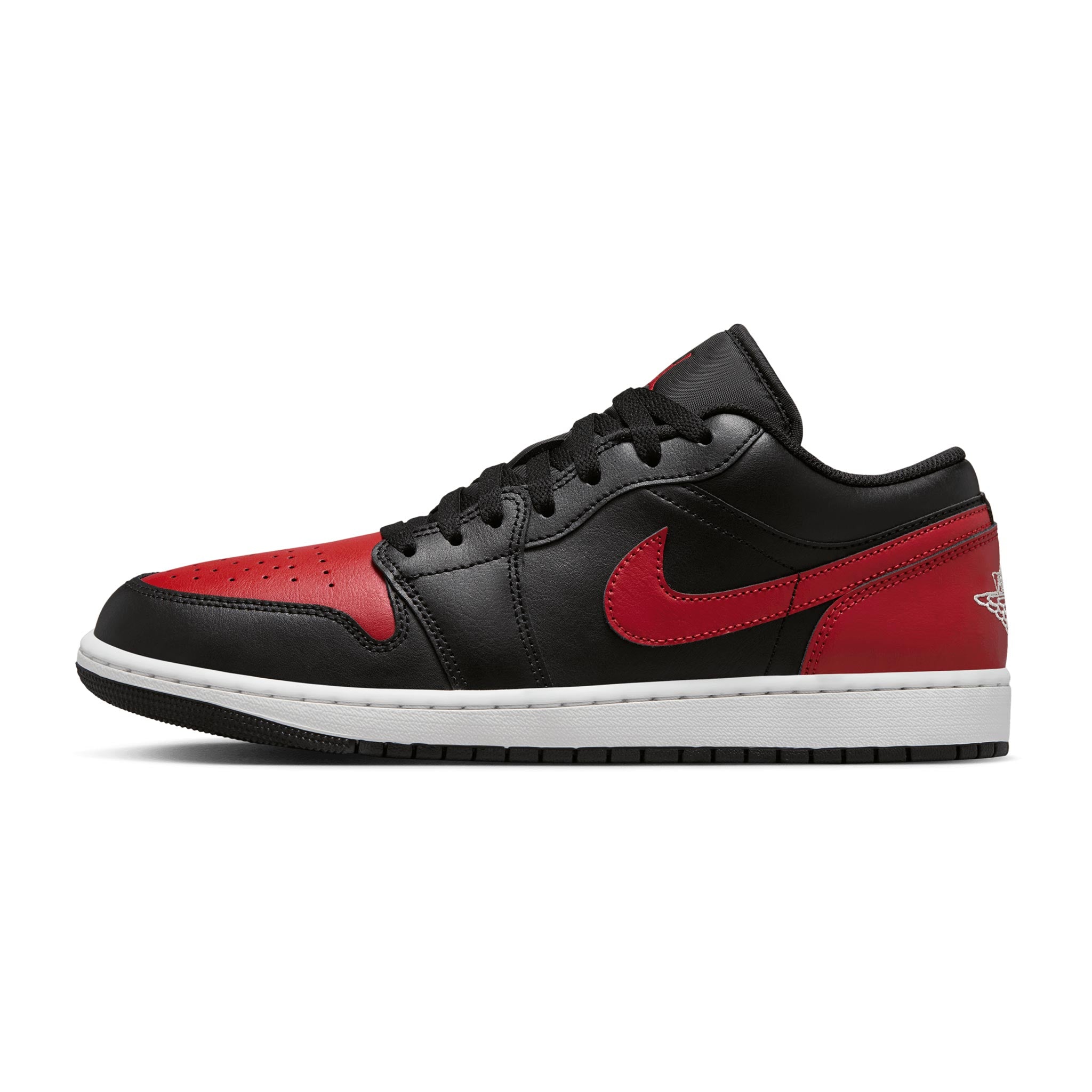 Air Jordan 1 Low Black/Varcsity Red-Summit White 553558-067