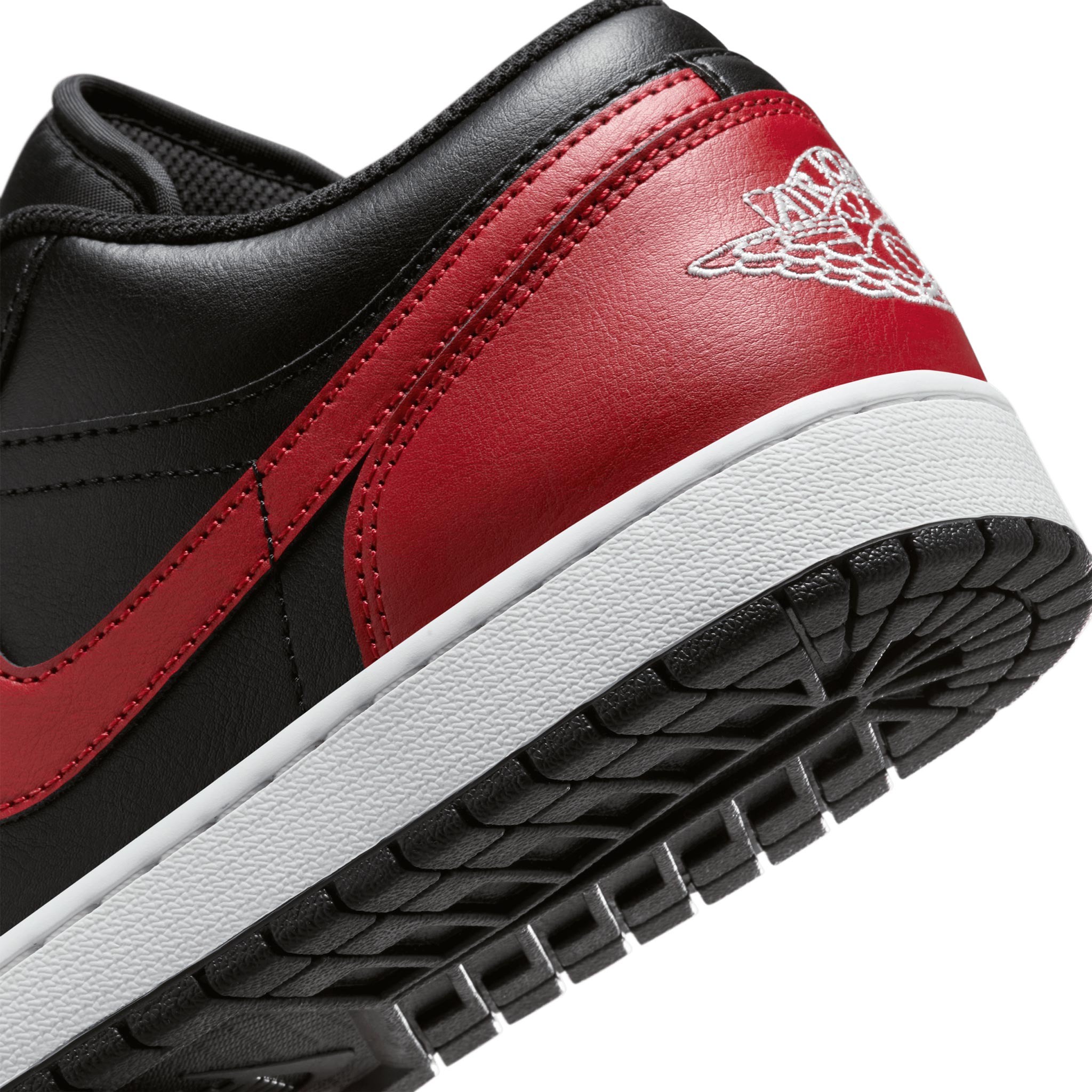 Air Jordan 1 Low Black/Varcsity Red-Summit White 553558-067