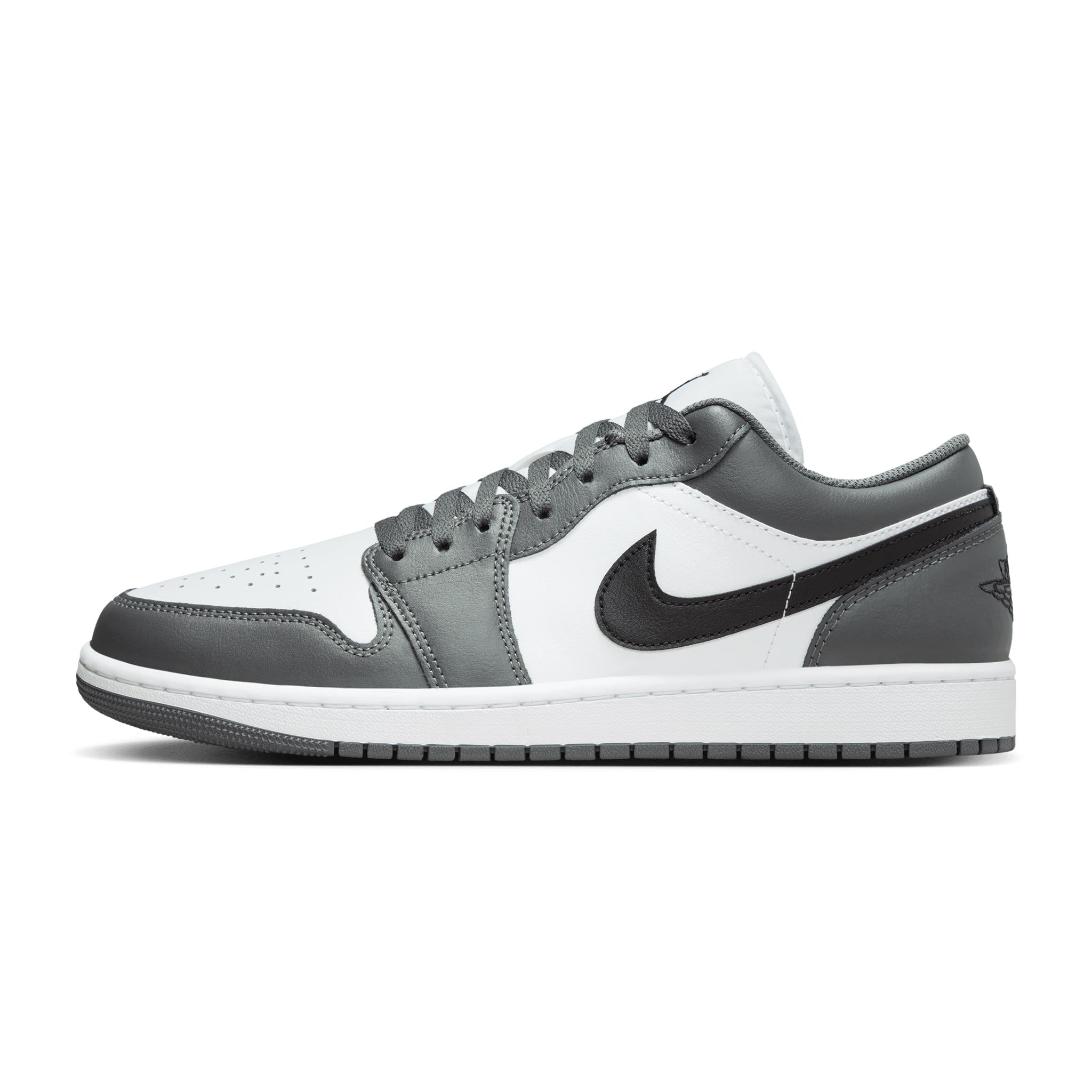 Air Jordan 1 Low White/Black-Iron Grey 553558-152