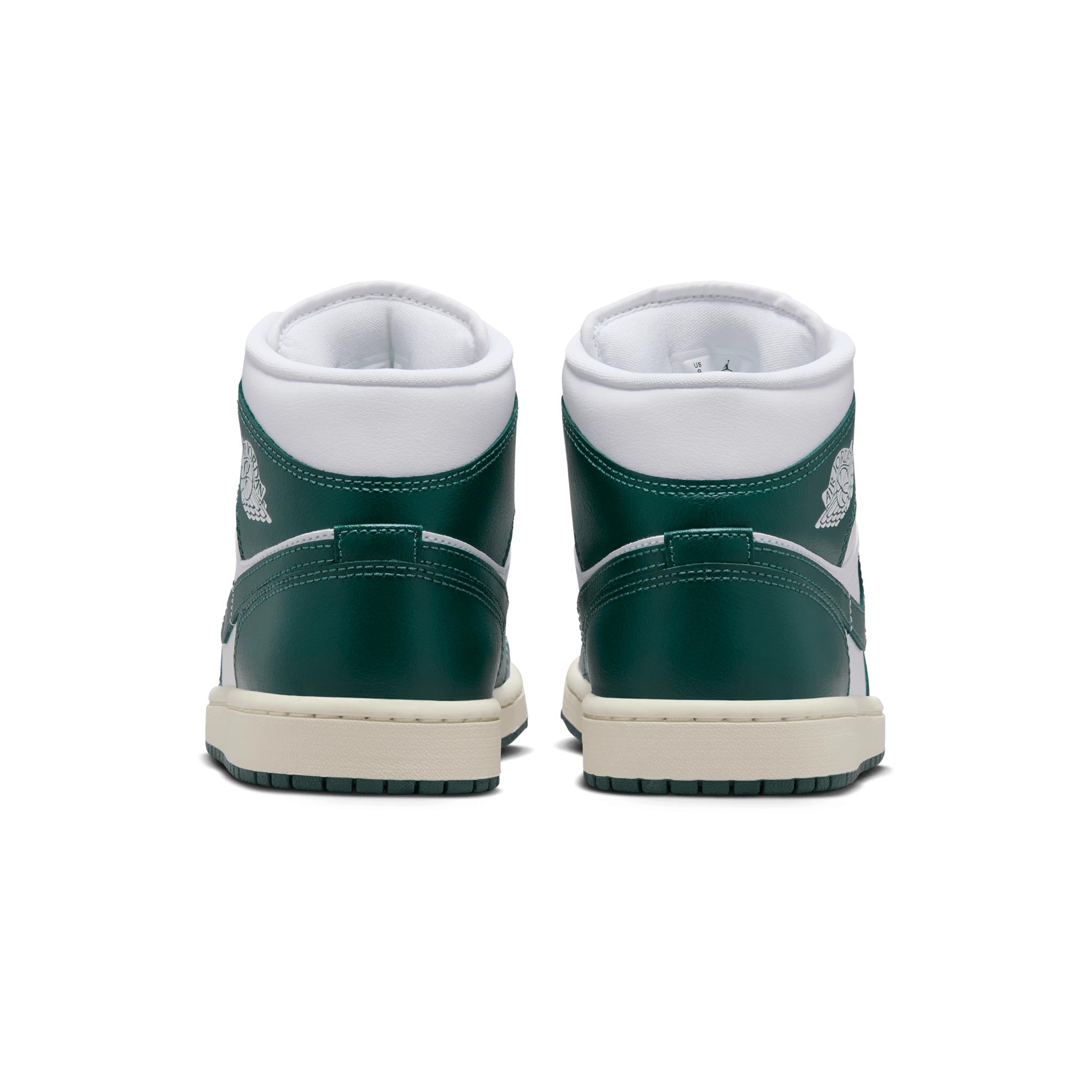 Women's Air Jordan 1 Mid White/Oxdized Green-Sail BQ6472-133