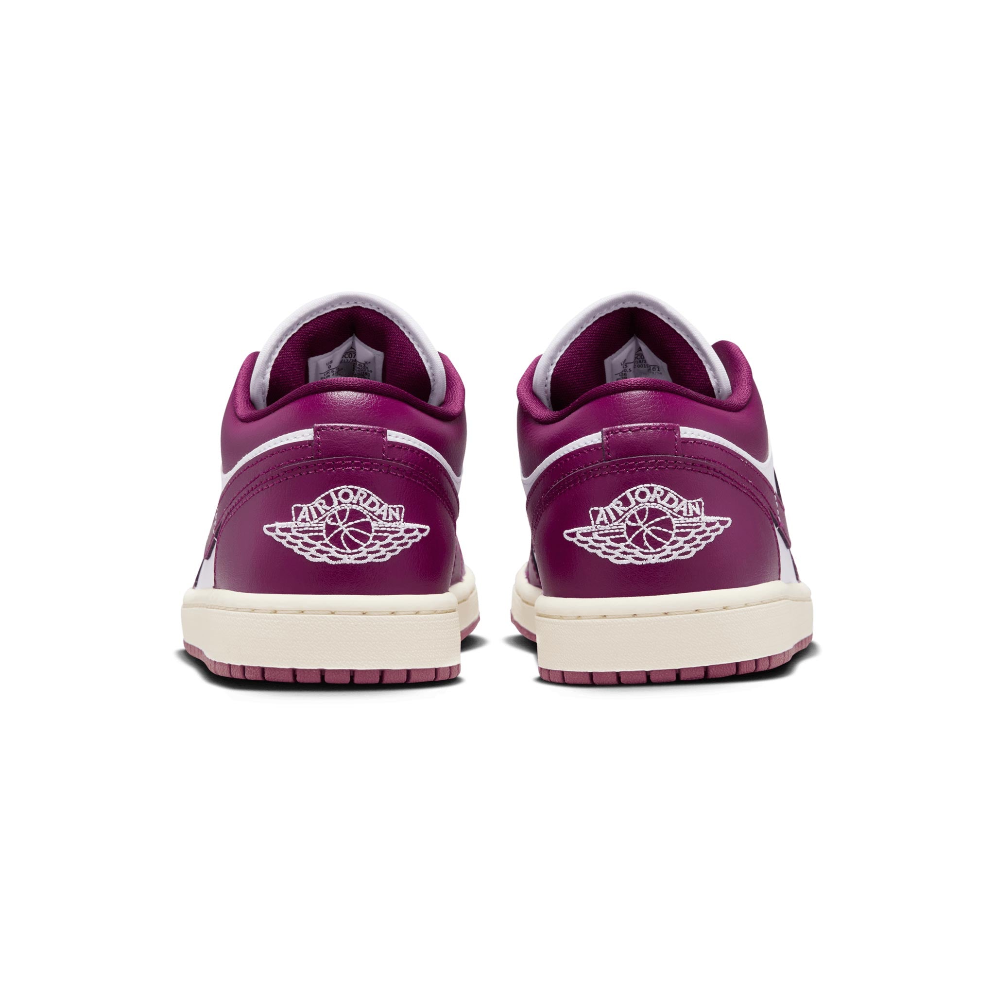 Women's Air Jordan 1 Low White/Bordeaux-Sail DC0774-161