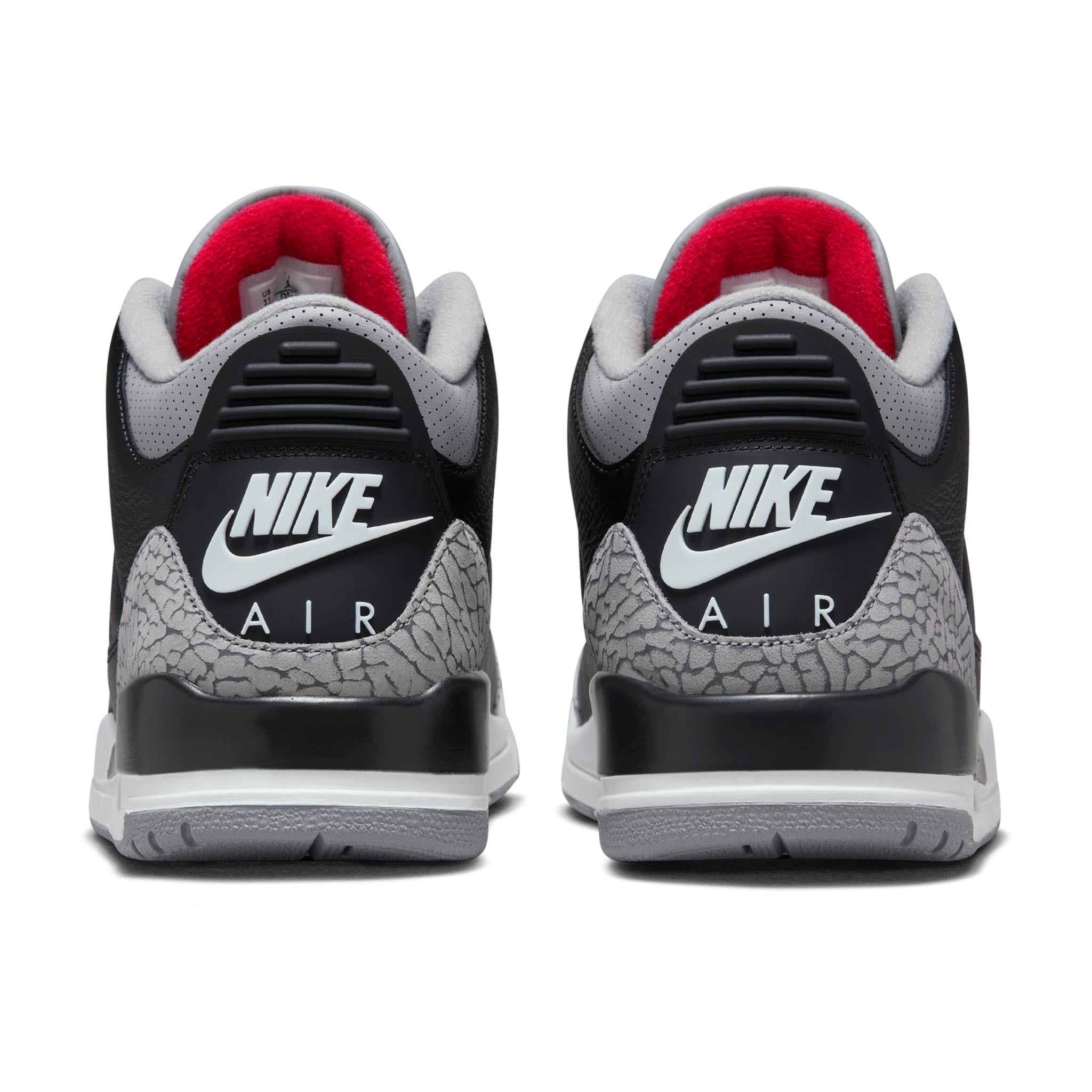 Air Jordan 3 Retro Black/Fire Red-Cement Grey-Summit White DN3707-010