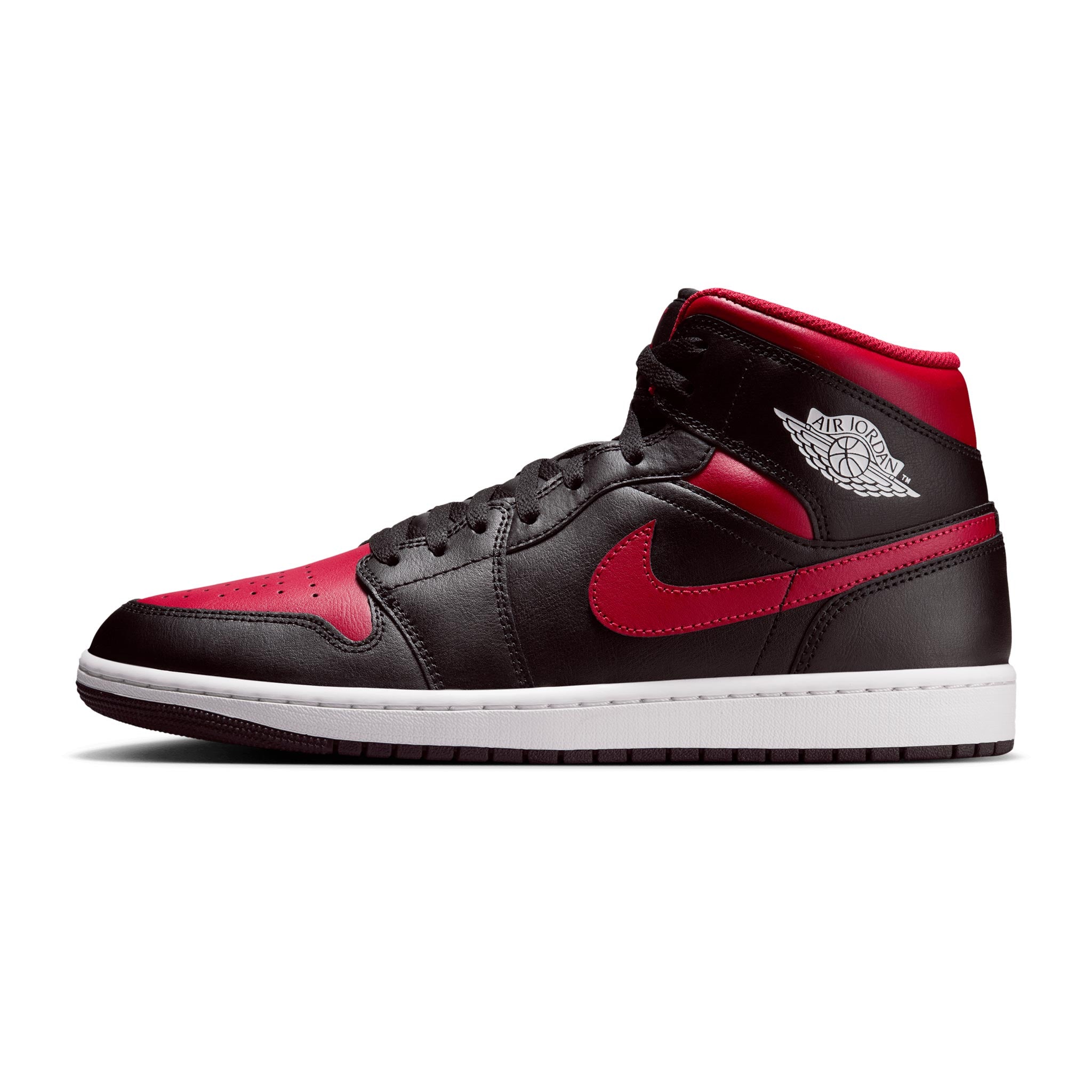 Air Jordan 1 Mid Black/Varcsity Red-Summit White DQ8426-067