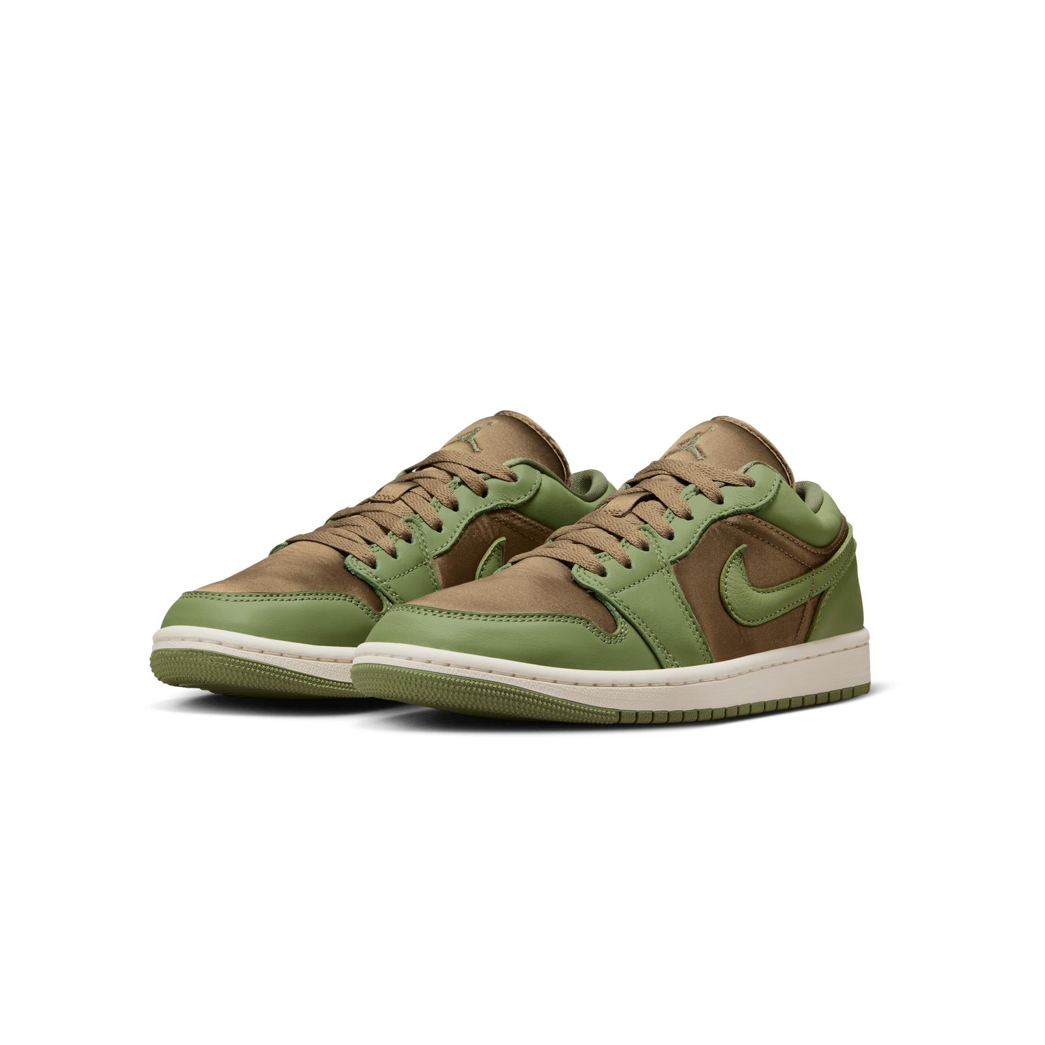 Womens olive green sales jordans