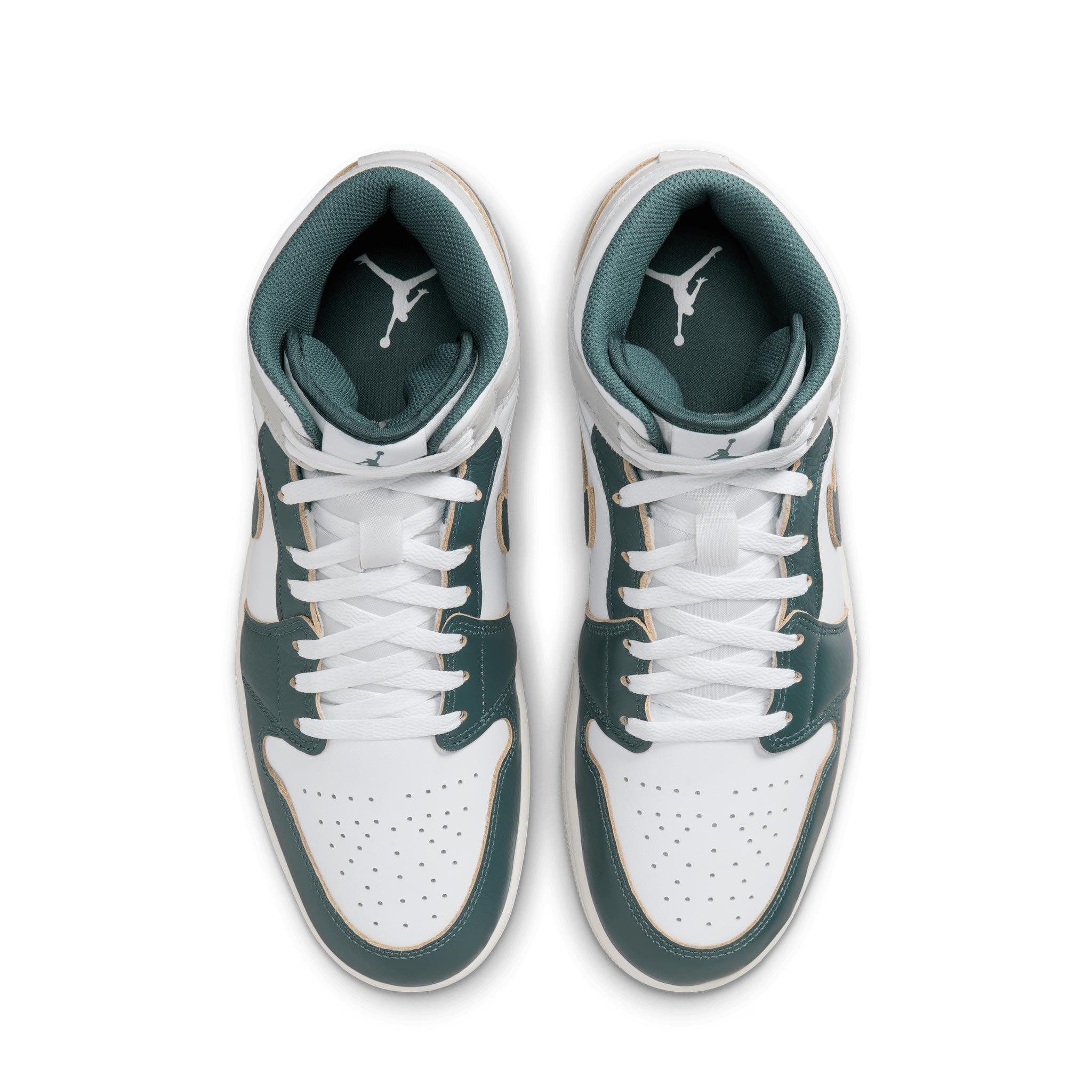 Green air jordan 1 mid 2025