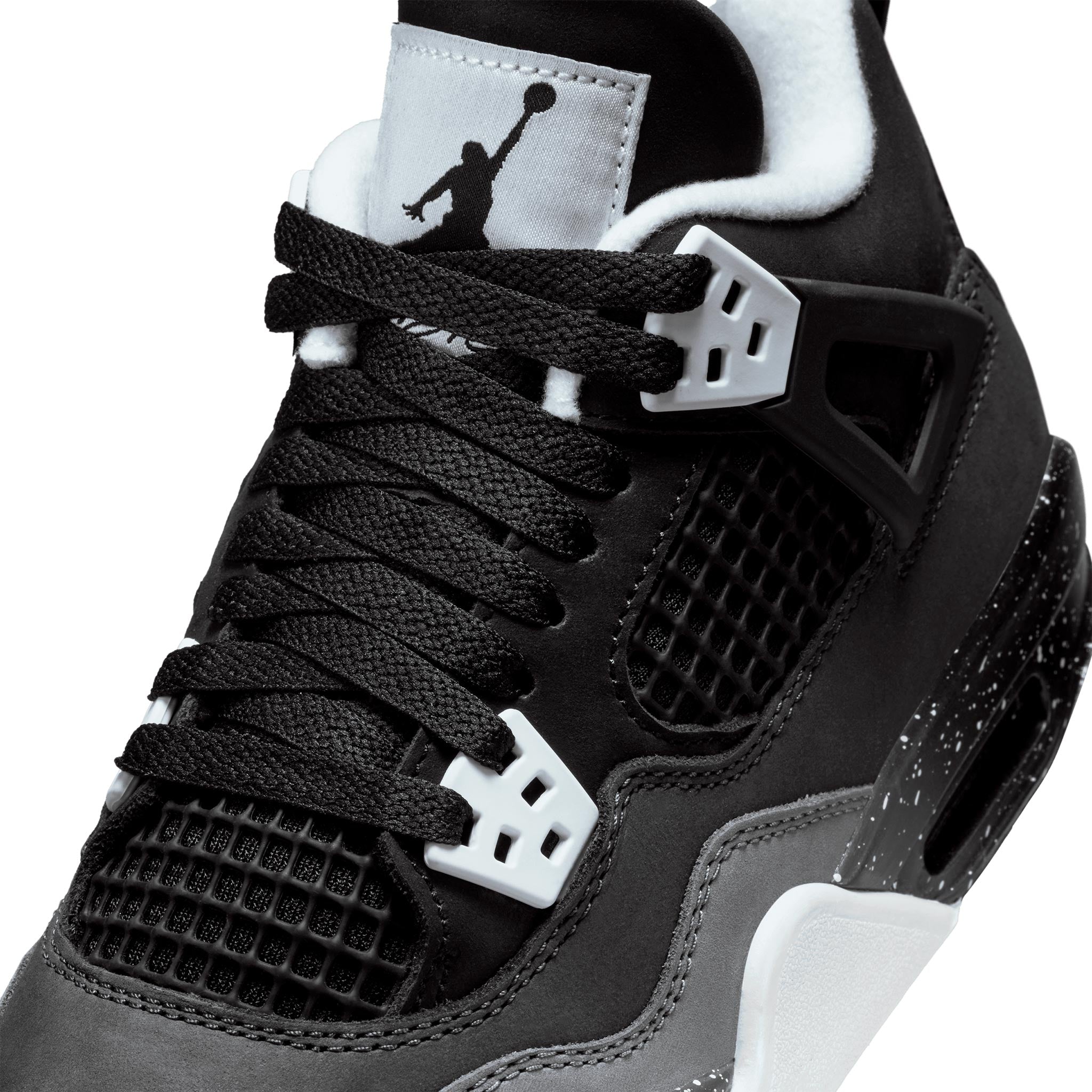 Air Jordan 4 (GS) Black/White-Anthracite-Black FQ8213-002