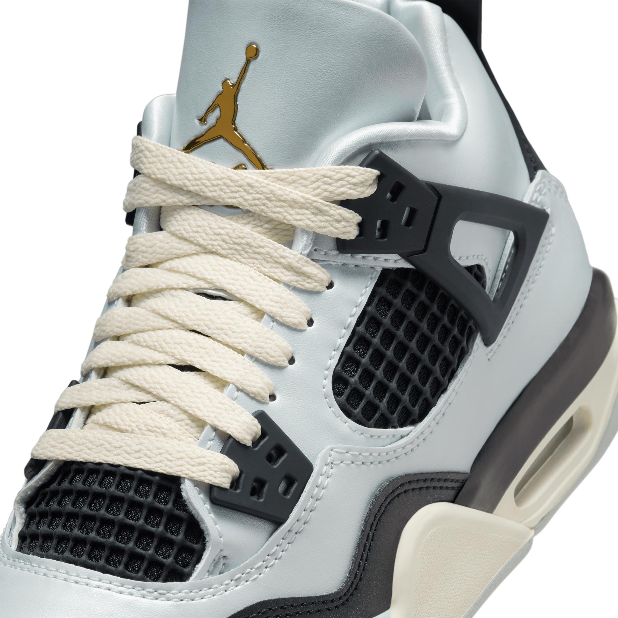 Air Jordan 4 Retro (GS) Pure Platinum/Metallic Gold-Black-Sail FZ8585-070