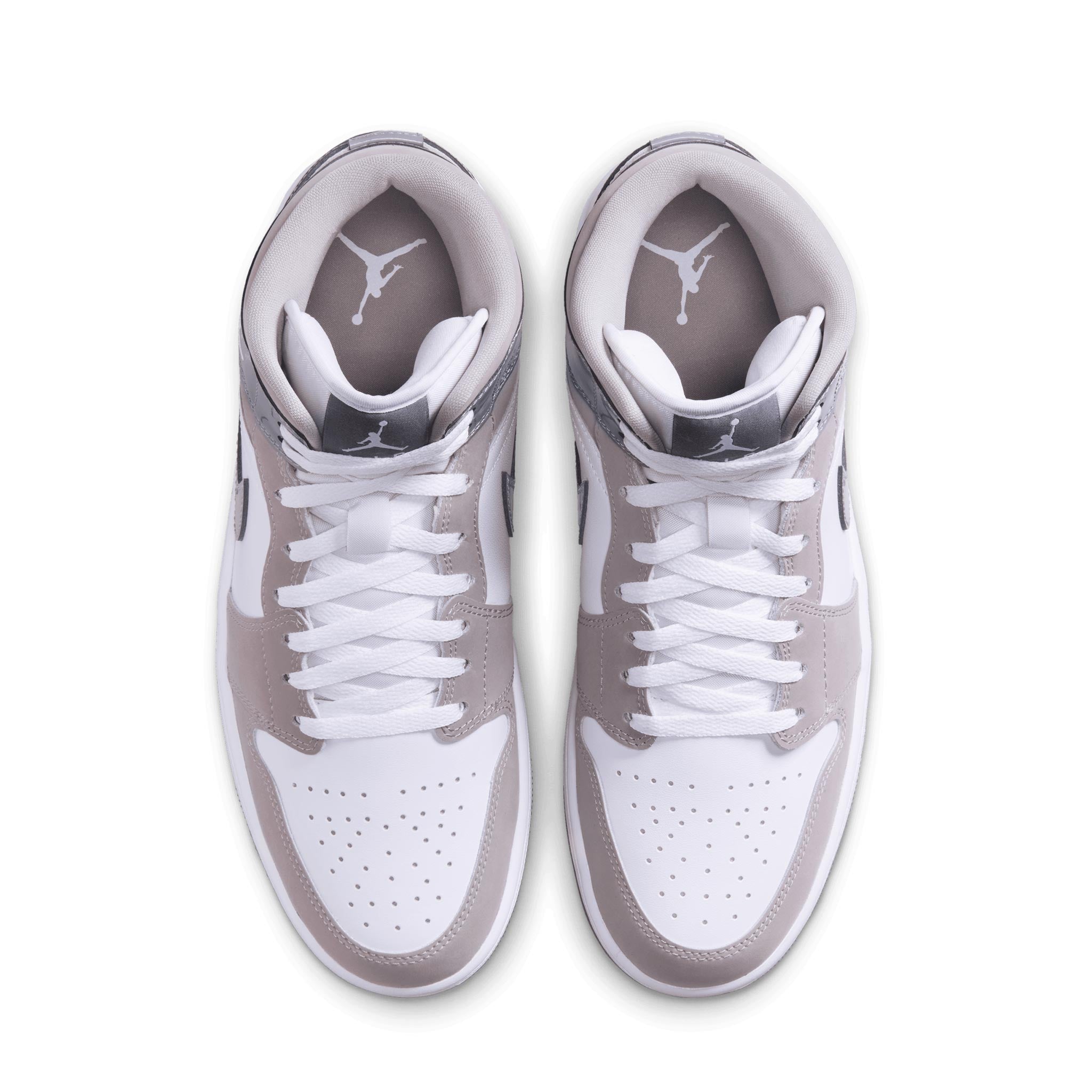 Air Jordan 1 Mid SE White/Cool Grey-Medium Grey HF3216-100