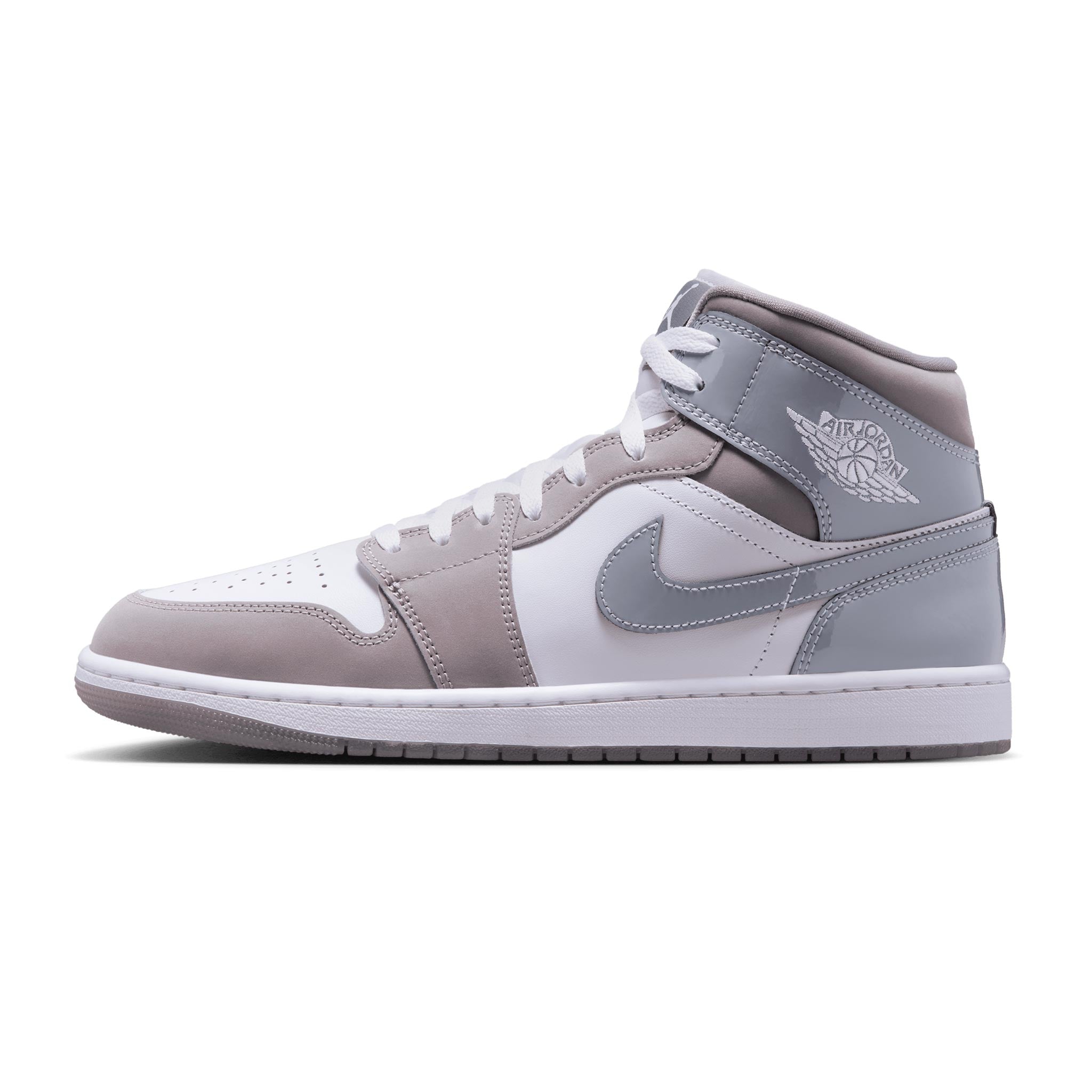 Air Jordan 1 Mid SE White/Cool Grey-Medium Grey HF3216-100