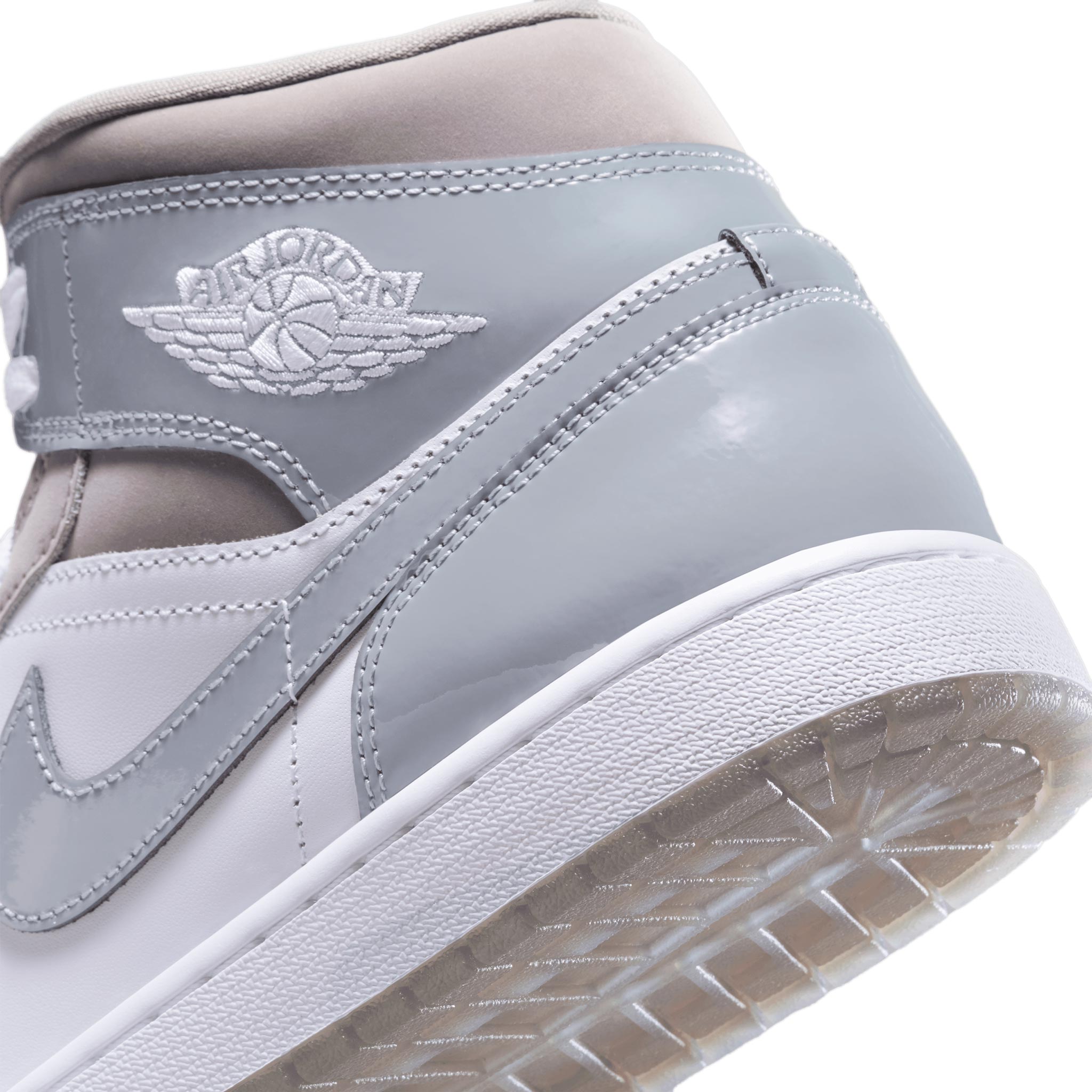 Air Jordan 1 Mid SE White/Cool Grey-Medium Grey HF3216-100