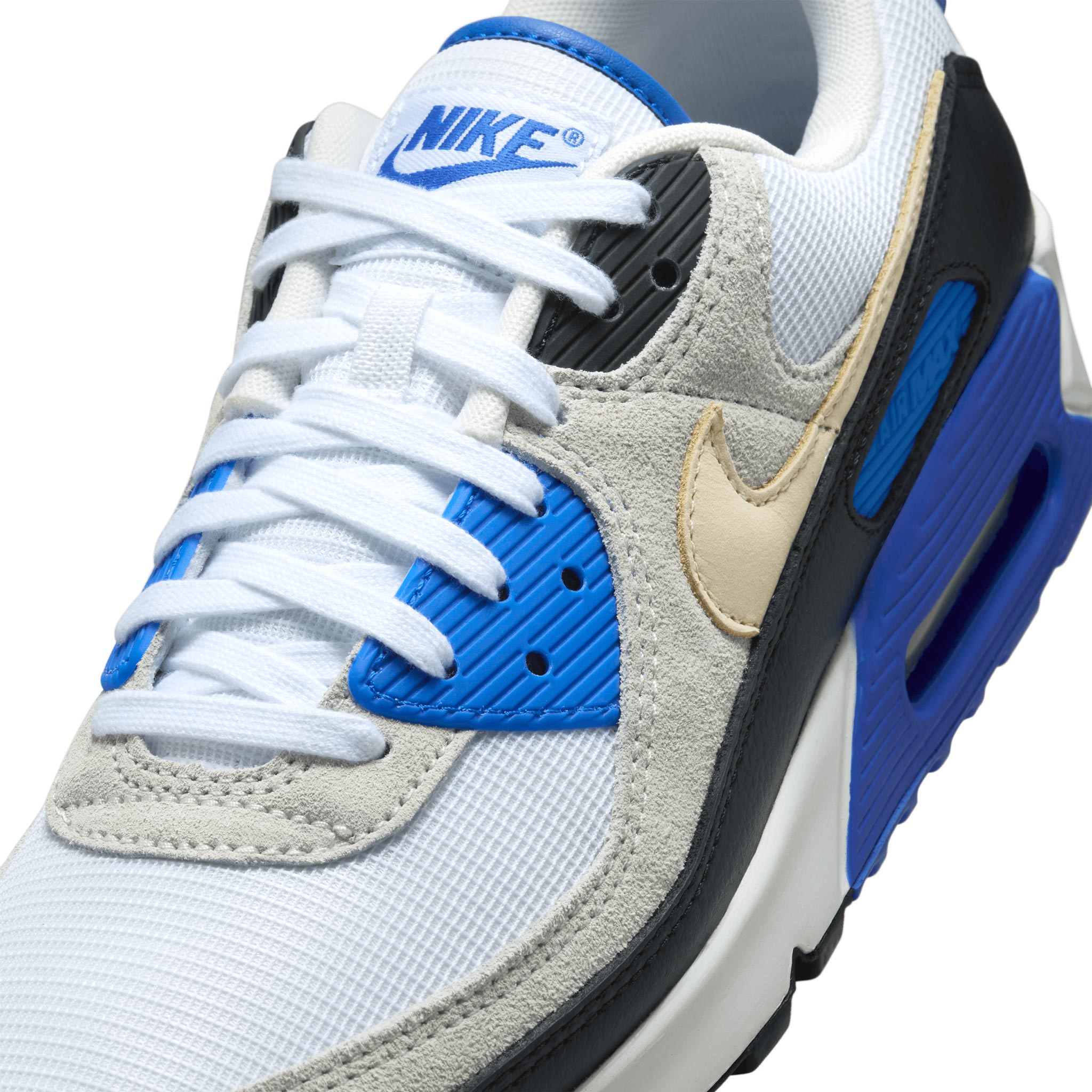 Nike Air Max 90 PRM White Khaki Racer Blue Black HF3449 100 Capsule