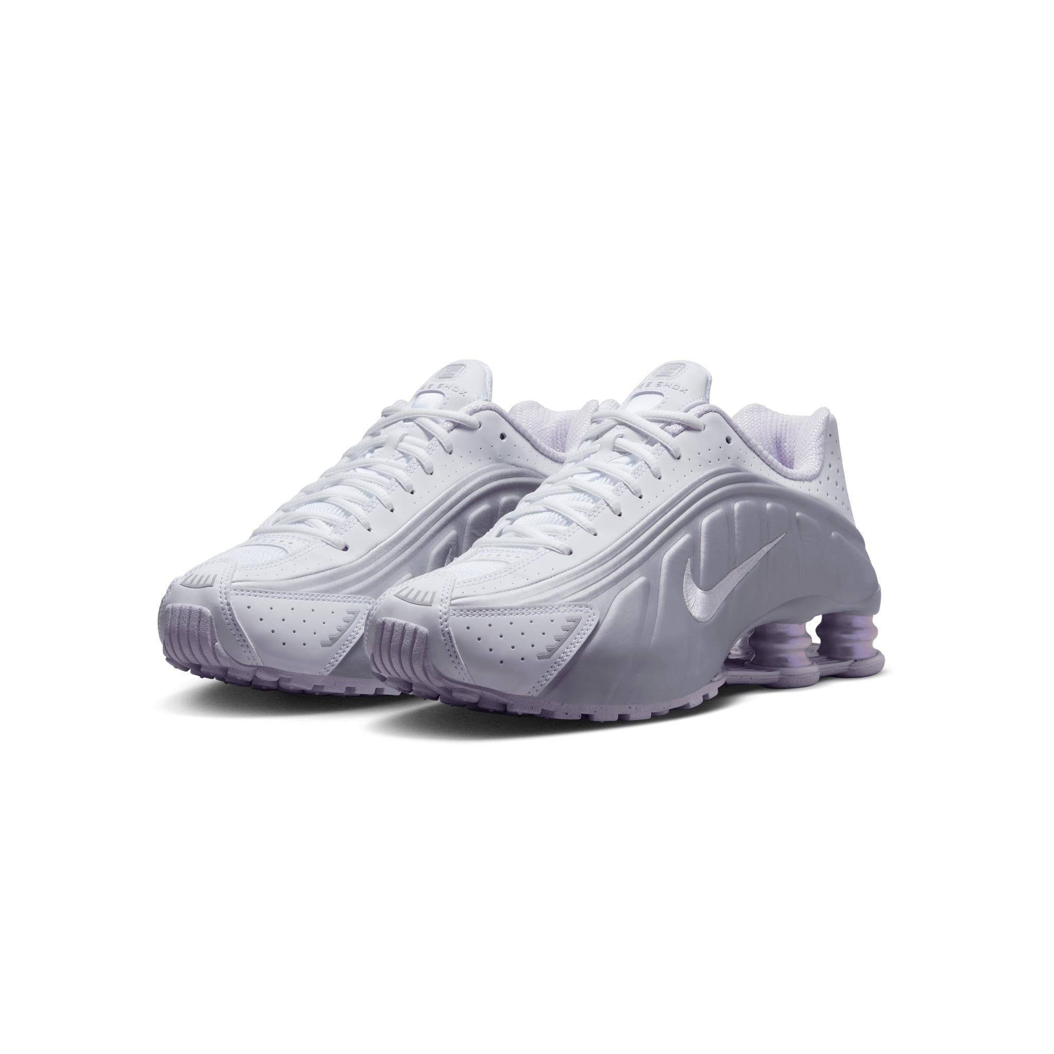 Women s Nike Shox R4 White Barely Grape HF5076 100 Capsule