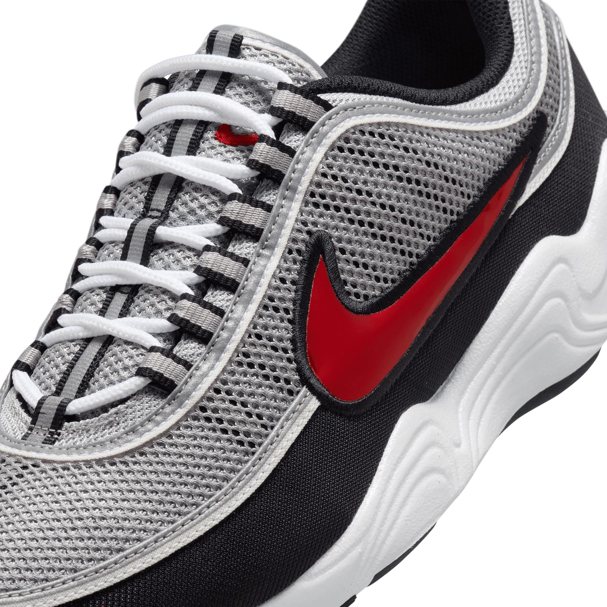 Nike Air Zoom Spiridon SP Metallic Silver/Sport Red-Black-White HF9117-001