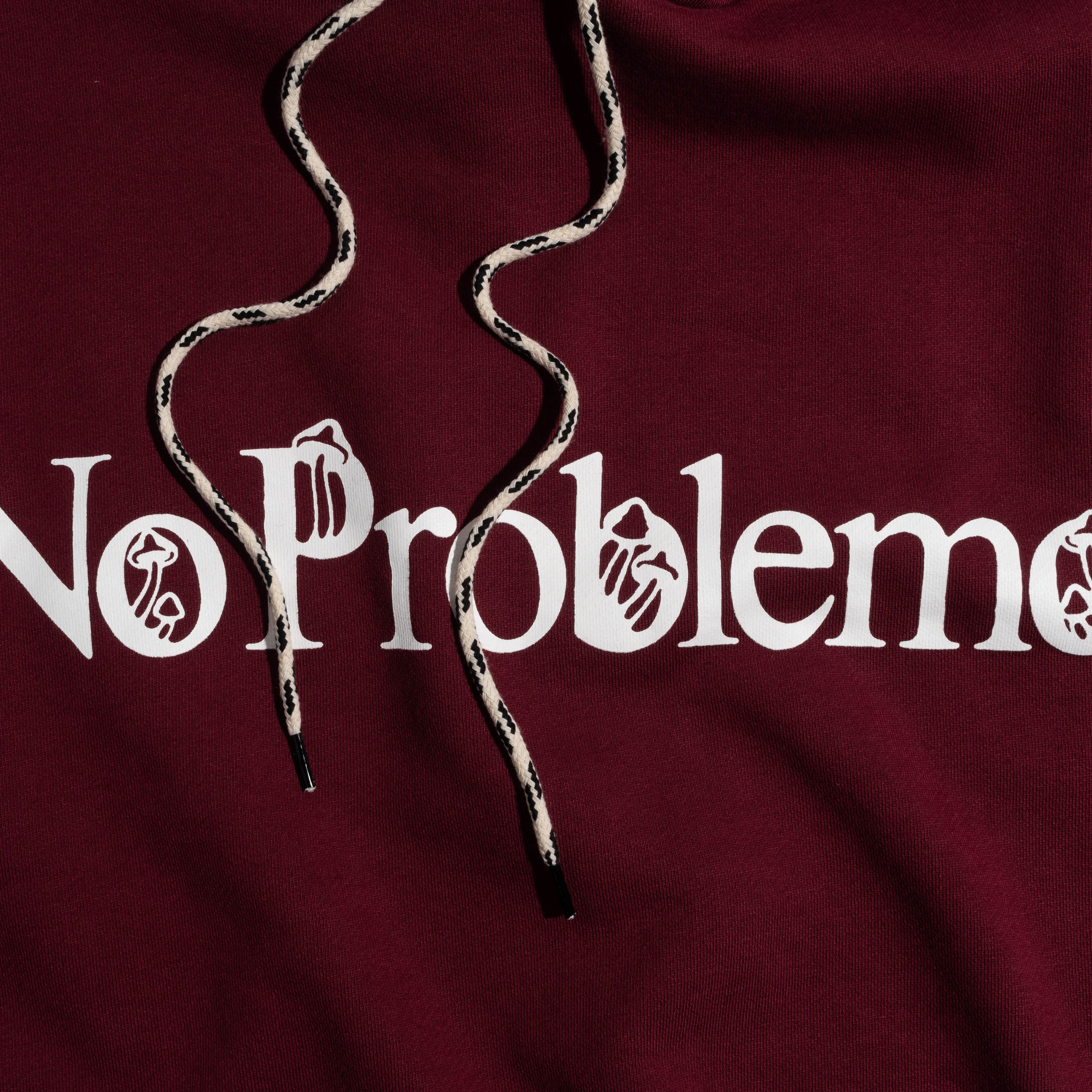 Funghi Problemo Hoodie Burgundy NP20014