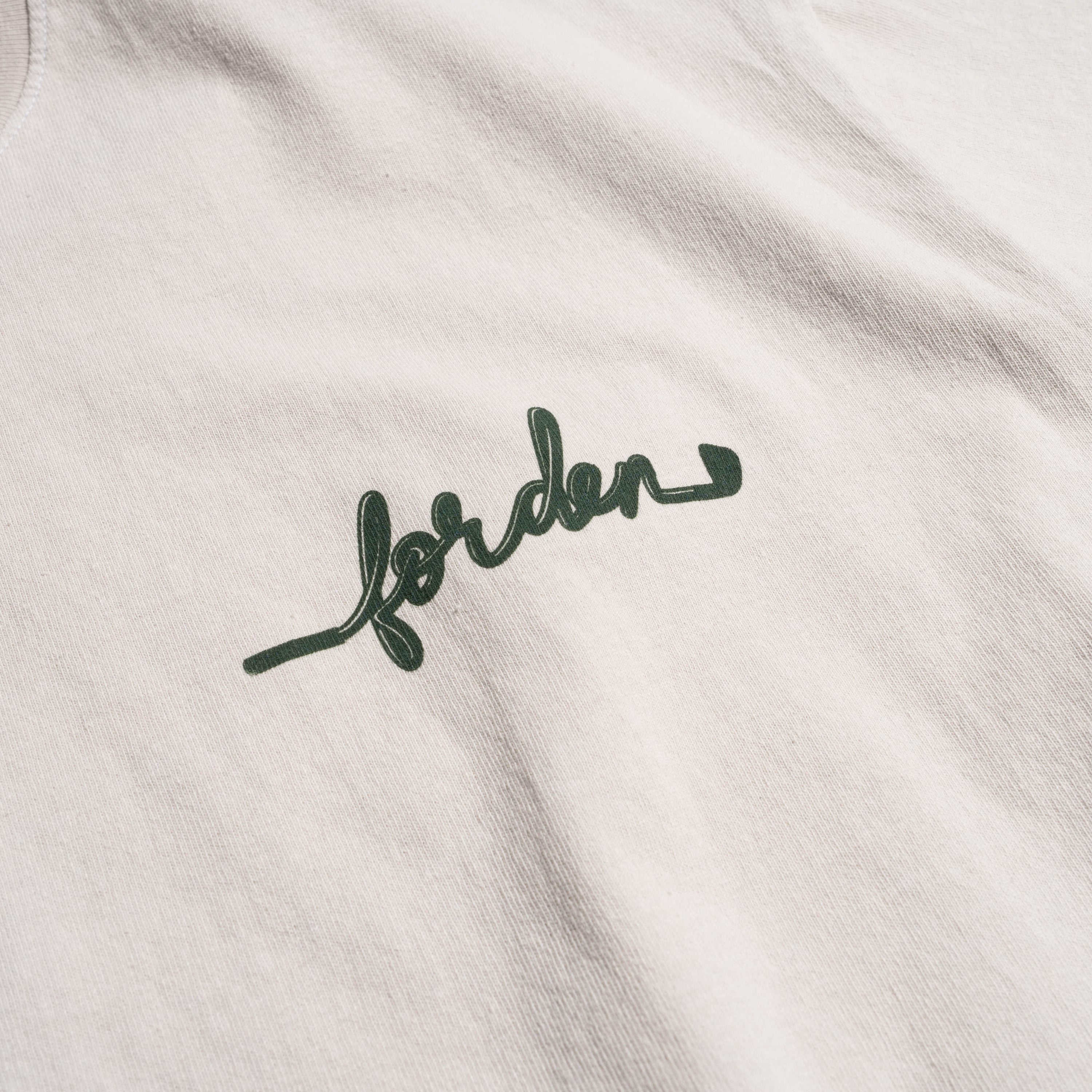 Forden Golf Go Low Script SS Tee Off White