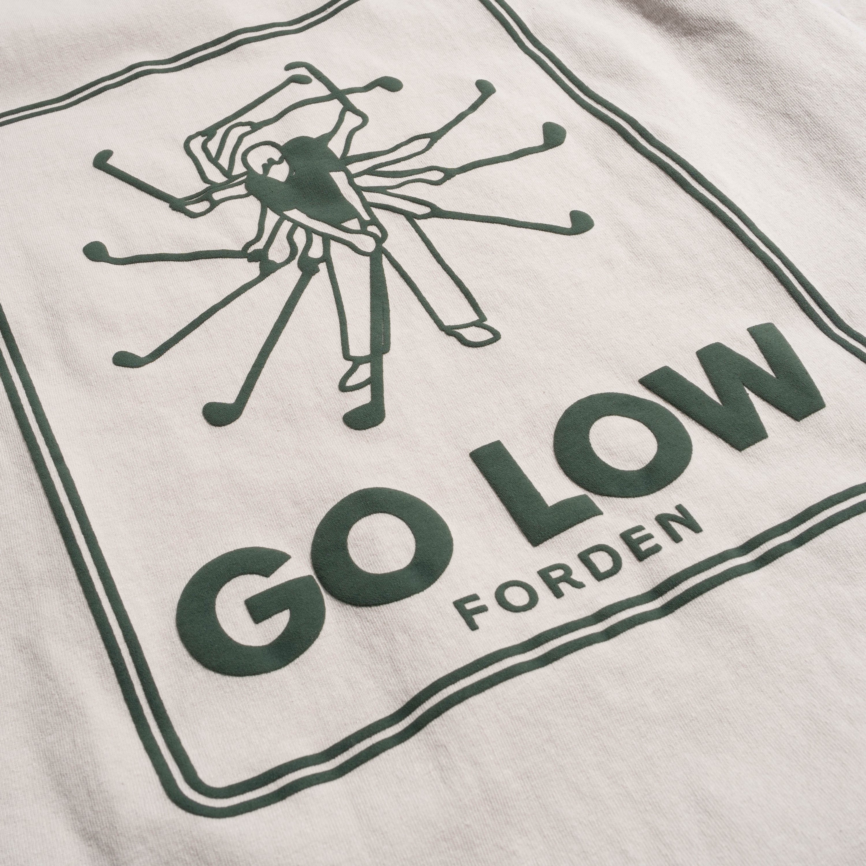 Forden Golf Go Low Script SS Tee Off White